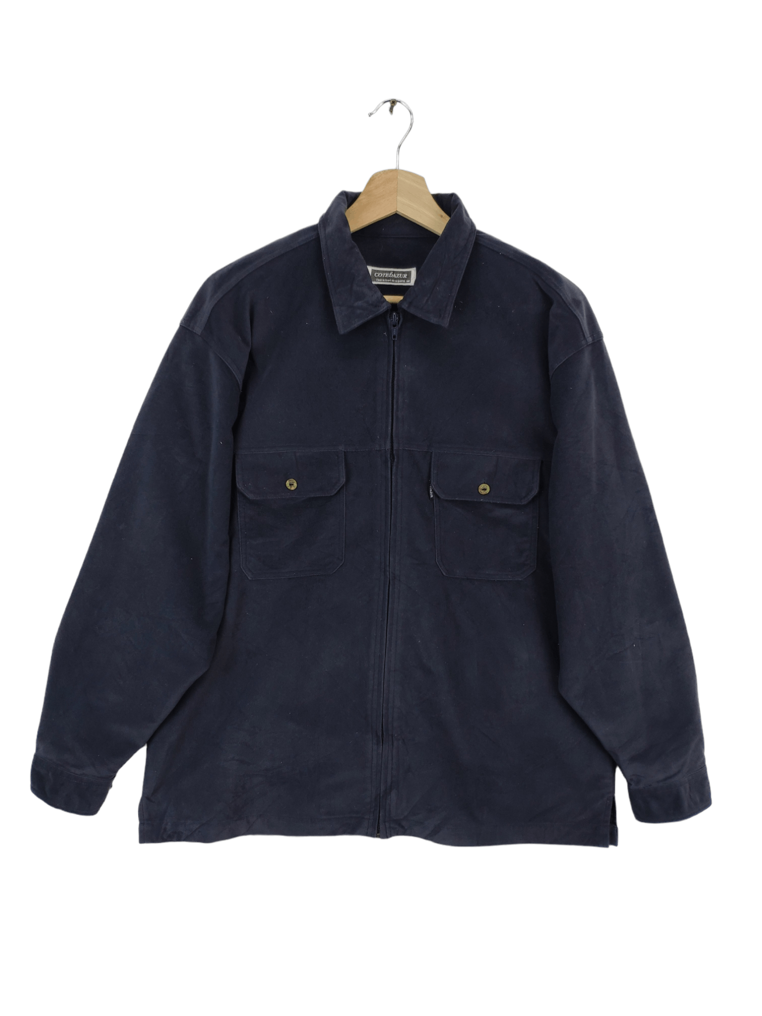 Japanese Brand × Vintage Vintage 1990s Velvet Jacket by Cotedazur Size US M / EU 48-50 / 2 - 1 Thumbnail