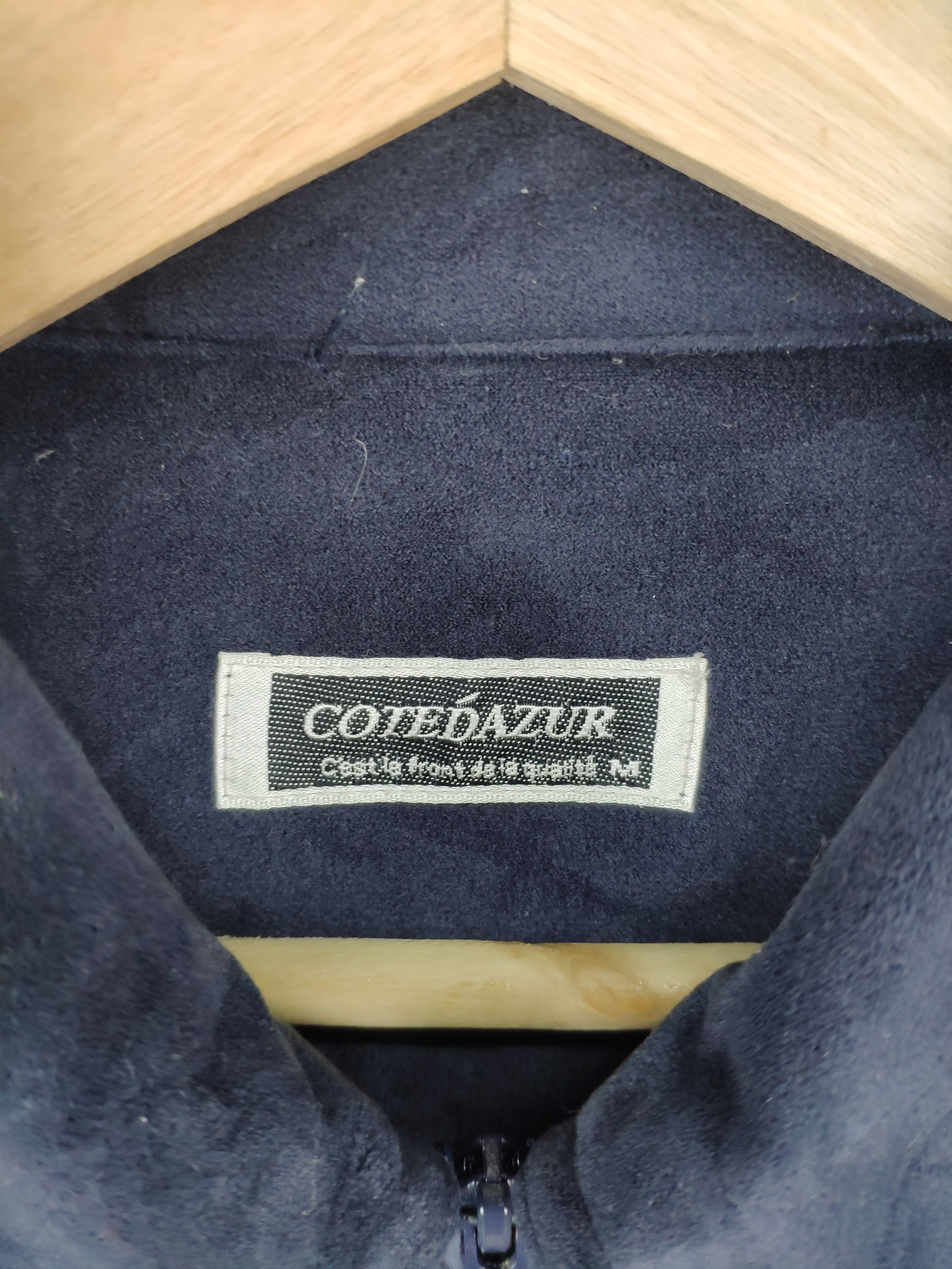 Japanese Brand × Vintage Vintage 1990s Velvet Jacket by Cotedazur Size US M / EU 48-50 / 2 - 3 Thumbnail