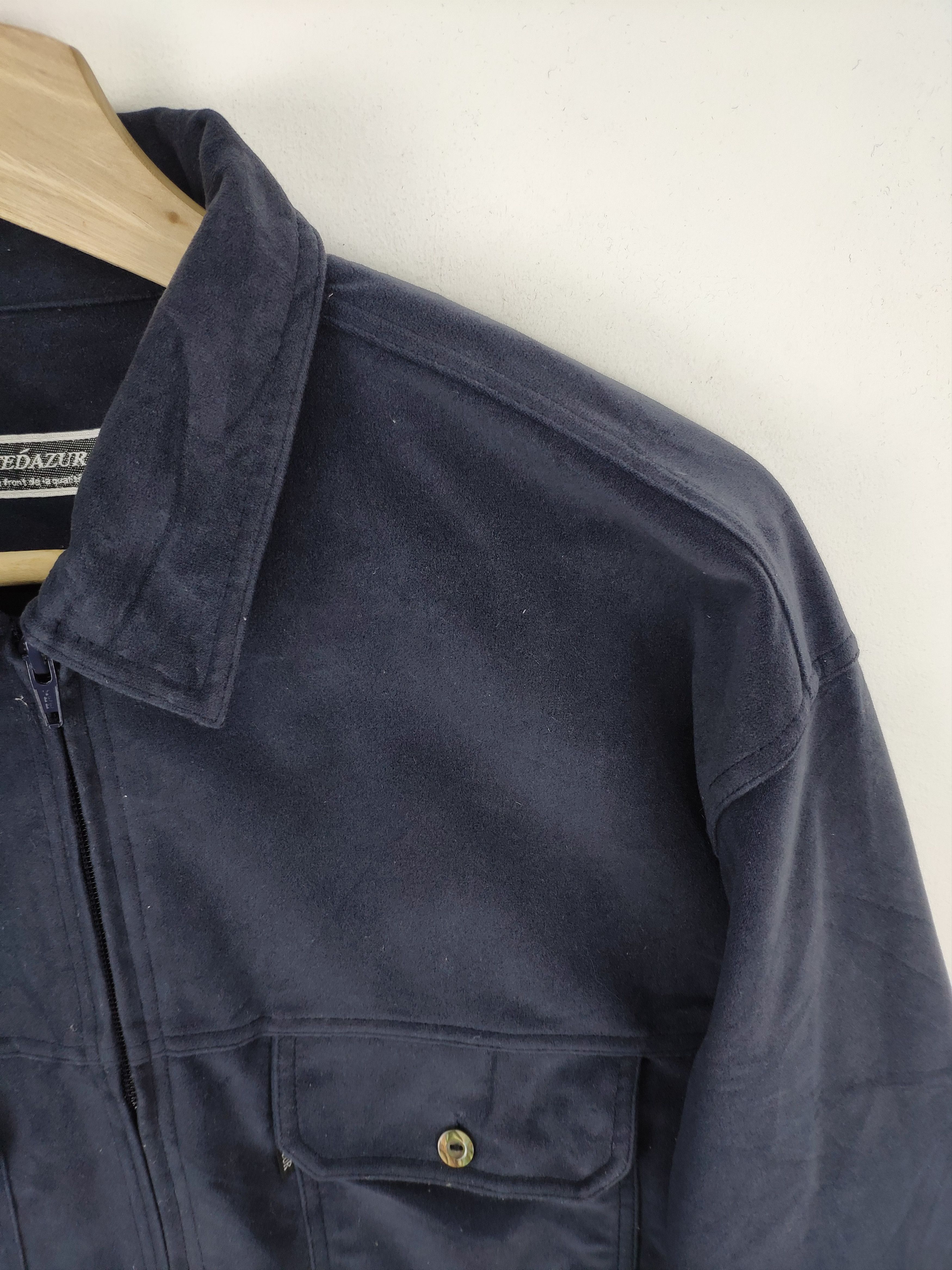 Japanese Brand × Vintage Vintage 1990s Velvet Jacket by Cotedazur Size US M / EU 48-50 / 2 - 11 Thumbnail