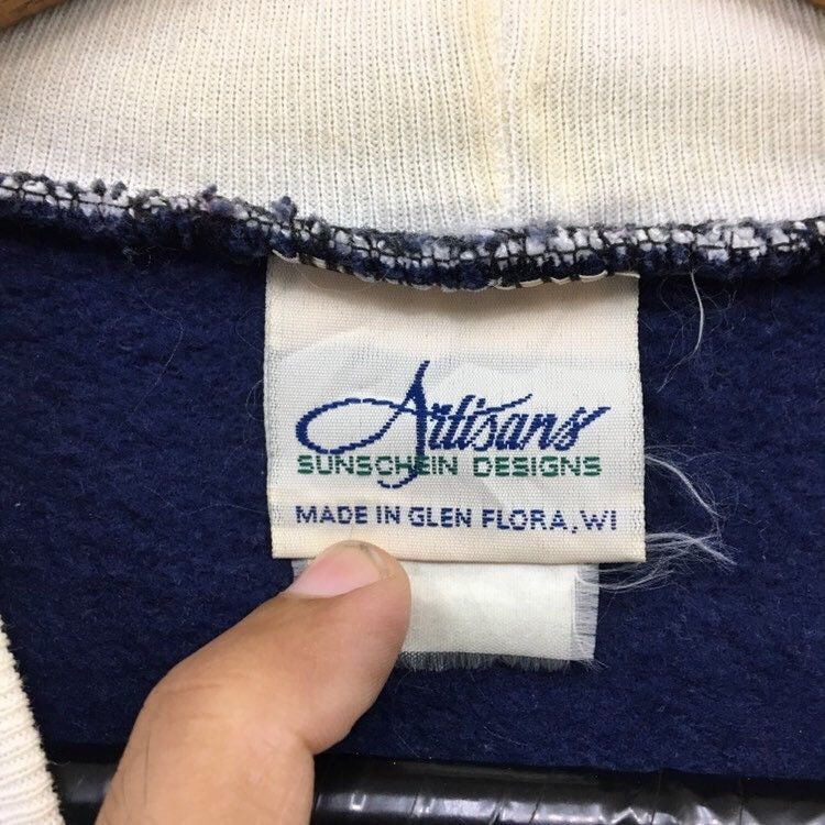 Habitat × Vintage Vintage 90s Angel Crewneck Artisans Sweatshirt Size US L / EU 52-54 / 3 - 9 Thumbnail