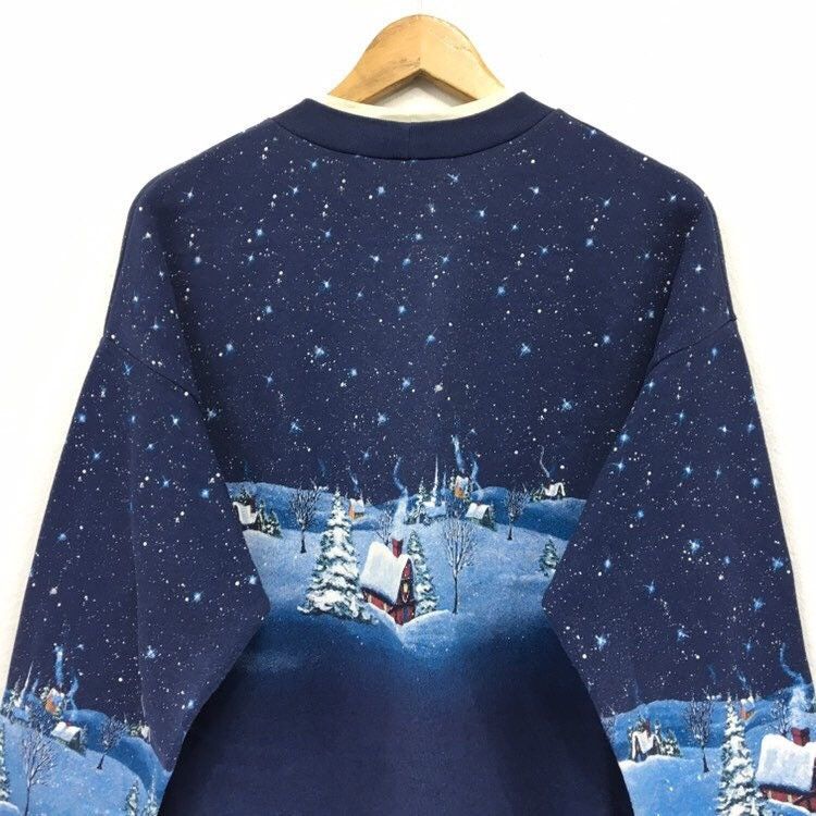 Habitat × Vintage Vintage 90s Angel Crewneck Artisans Sweatshirt Size US L / EU 52-54 / 3 - 6 Thumbnail