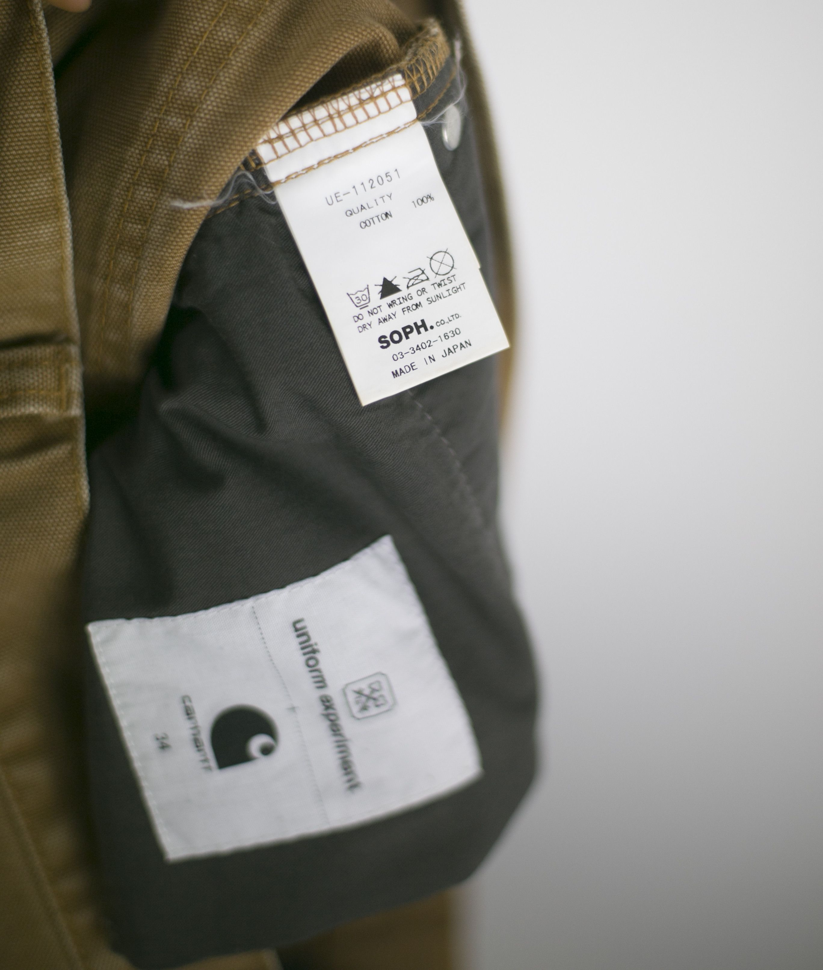 Carhartt Wip × Fragment Design × Uniform Experiment Carhartt WIP x 