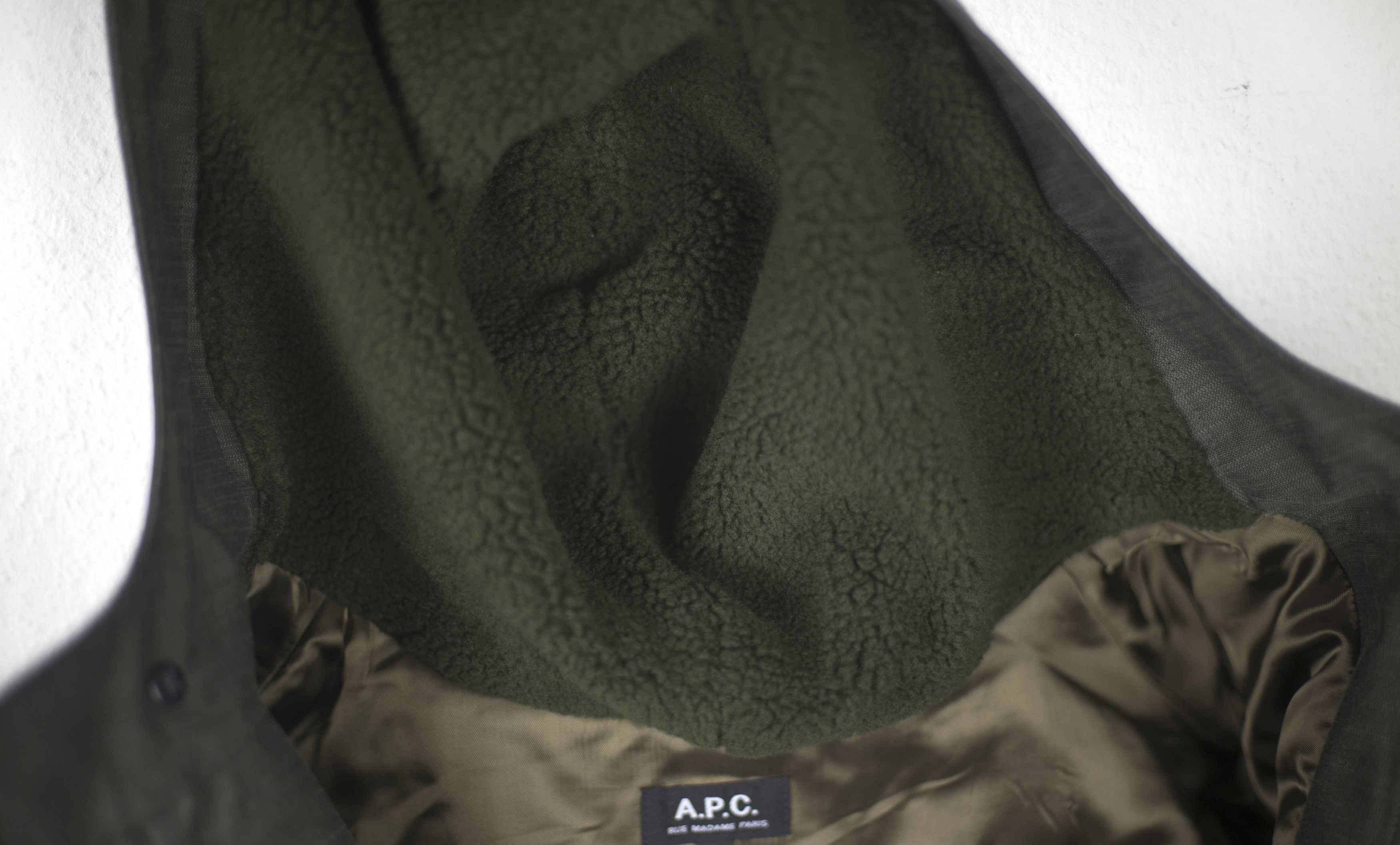 A.P.C. NWT A.P.C. Parka Fighter Kaki Olive Green Size L APC Size US L / EU 52-54 / 3 - 7 Thumbnail