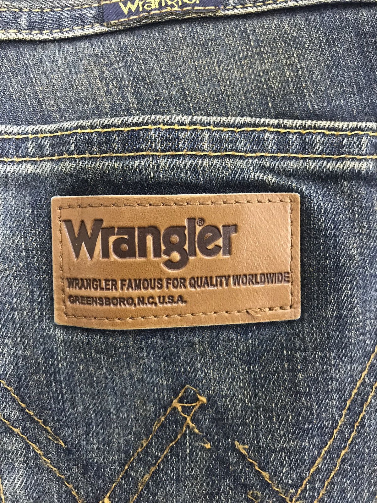 Japanese Brand × Vintage × Wrangler Vintage Wrangler Distressed Denim Jeans Size US 30 / EU 46 - 9 Thumbnail
