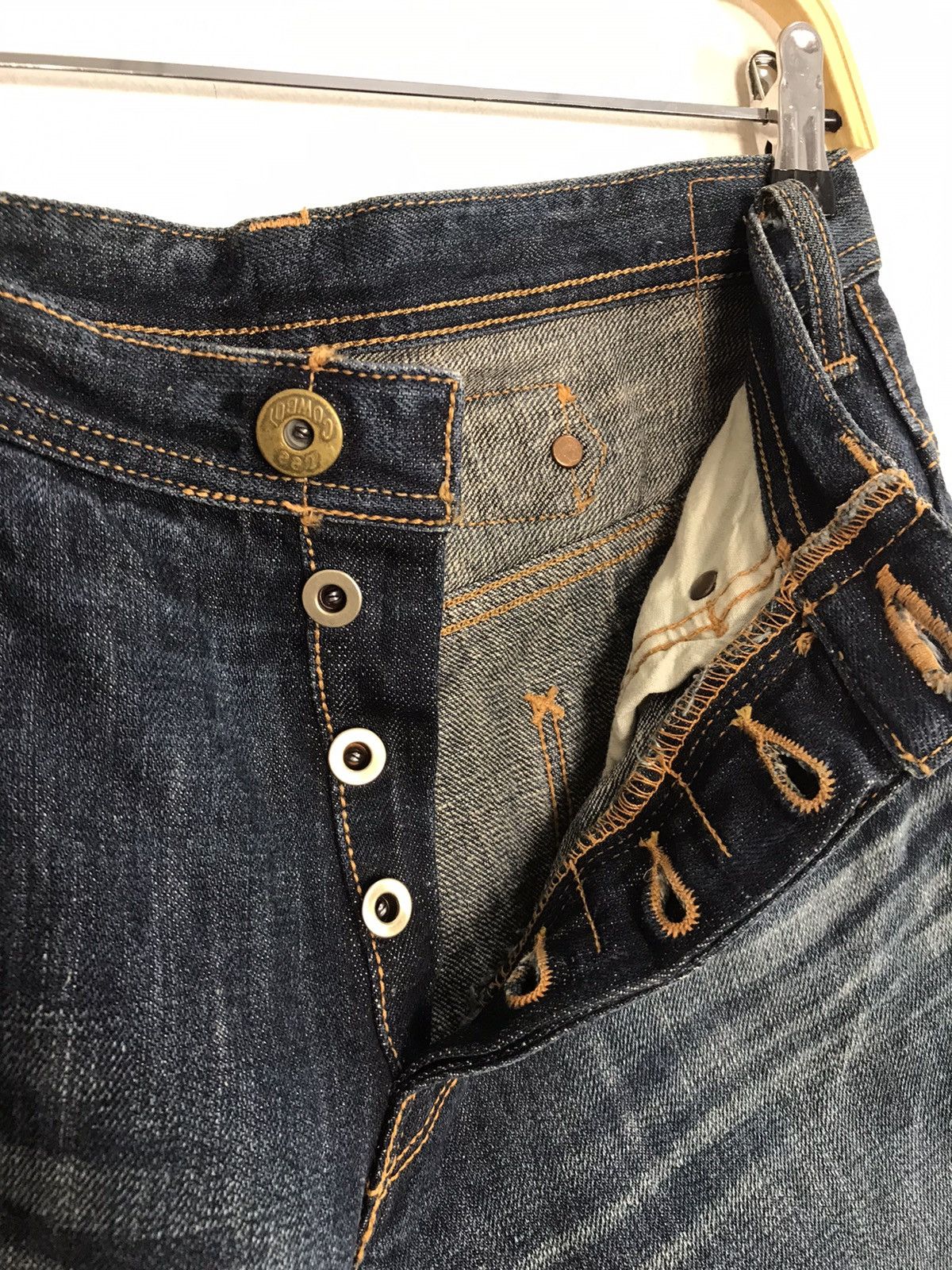 Lee × Vintage Vintage Lee Cowboy Buckle Back Design Size US 29 - 9 Thumbnail