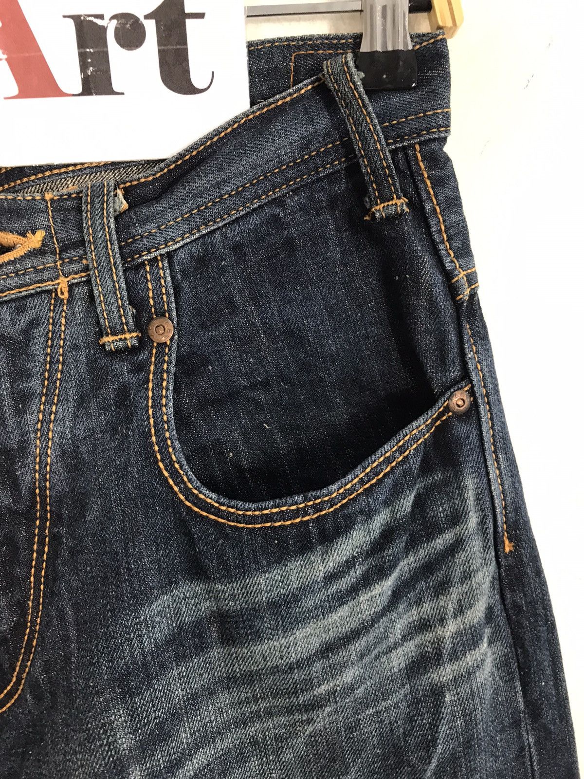 Lee × Vintage Vintage Lee Cowboy Buckle Back Design Size US 29 - 5 Thumbnail