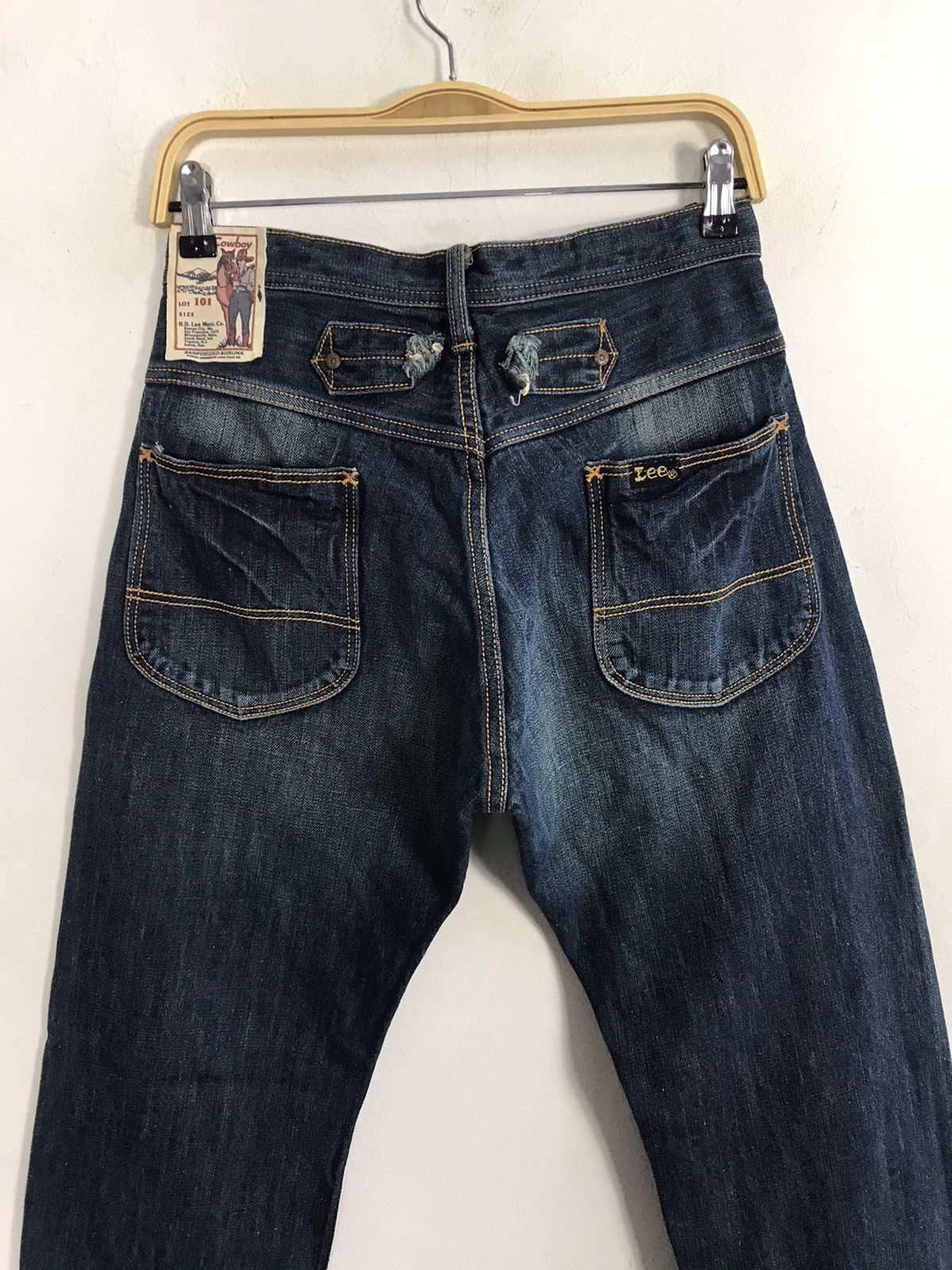 Lee × Vintage Vintage Lee Cowboy Buckle Back Design Size US 29 - 10 Thumbnail