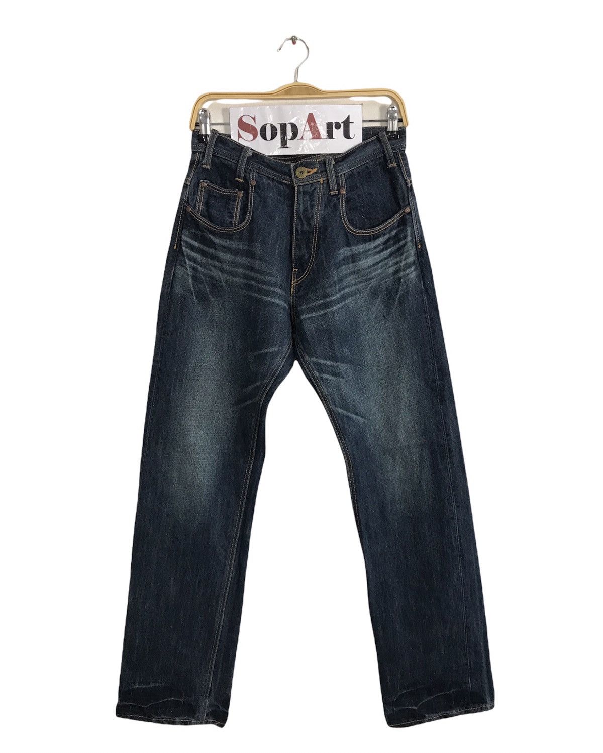 Lee × Vintage Vintage Lee Cowboy Buckle Back Design Size US 29 - 1 Thumbnail