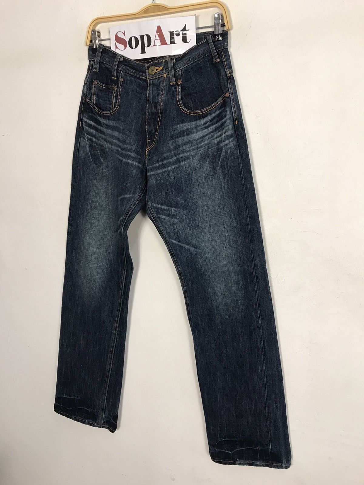 Lee × Vintage Vintage Lee Cowboy Buckle Back Design Size US 29 - 4 Thumbnail