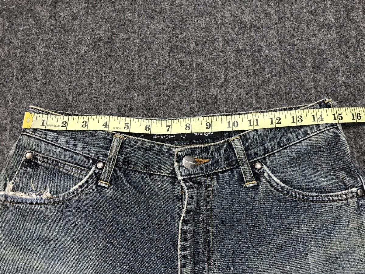 Japanese Brand × Wrangler Vintage Wrangler Distressed Denim Jeans Size US 30 / EU 46 - 16 Thumbnail