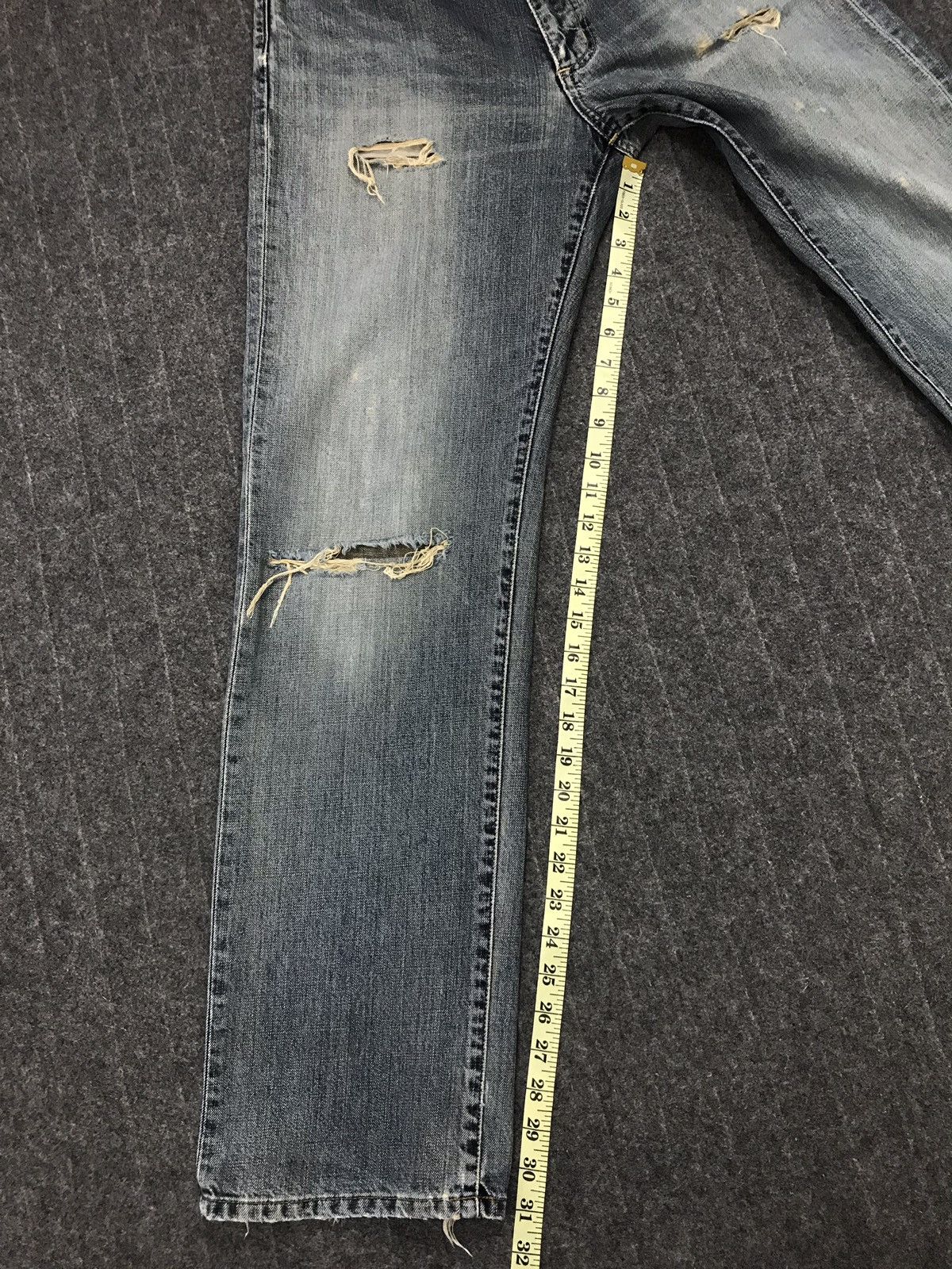 Japanese Brand × Wrangler Vintage Wrangler Distressed Denim Jeans Size US 30 / EU 46 - 20 Thumbnail