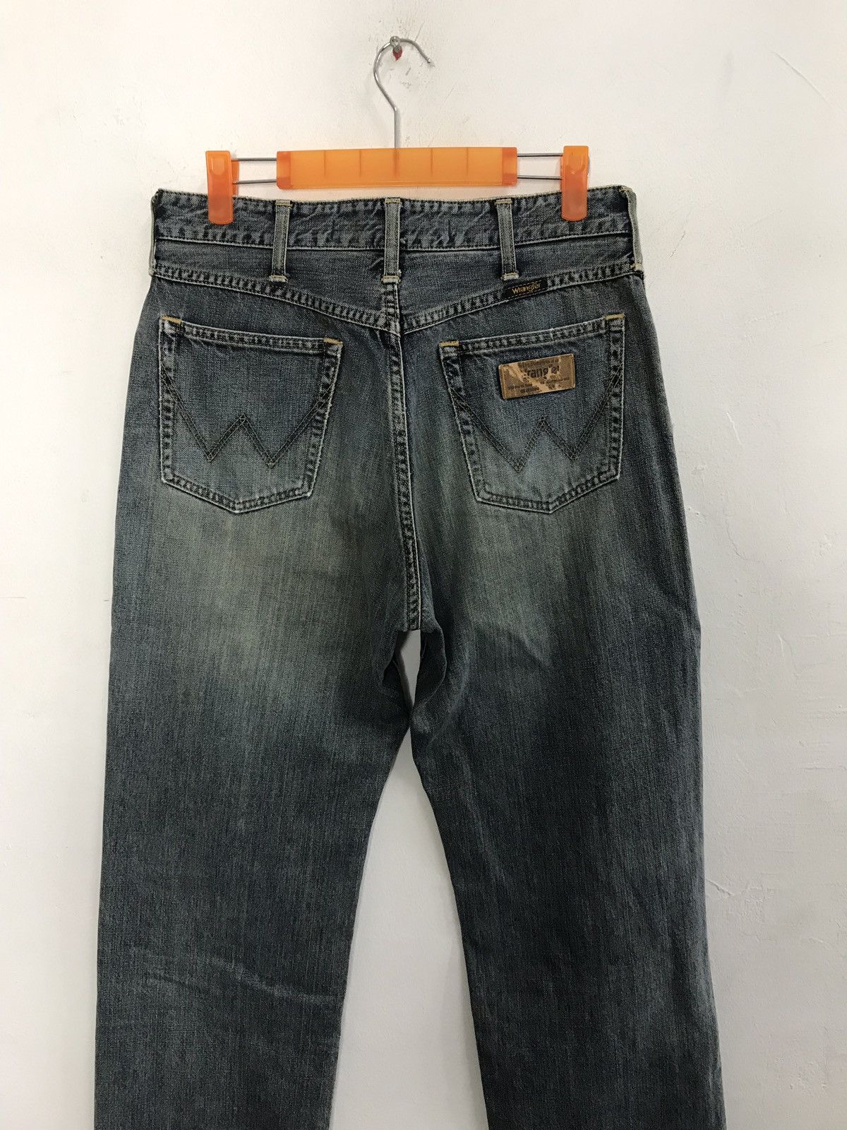Japanese Brand × Wrangler Vintage Wrangler Distressed Denim Jeans Size US 30 / EU 46 - 9 Thumbnail