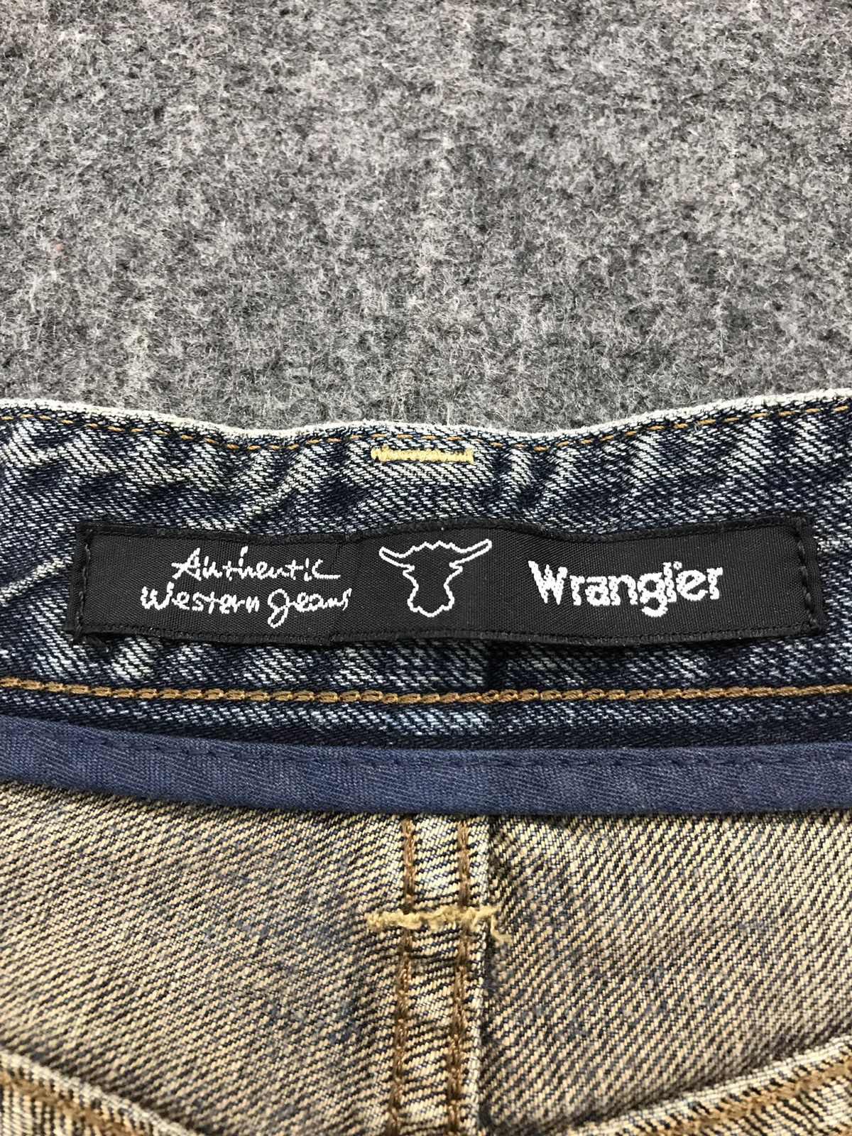 Japanese Brand × Wrangler Vintage Wrangler Distressed Denim Jeans Size US 30 / EU 46 - 13 Thumbnail