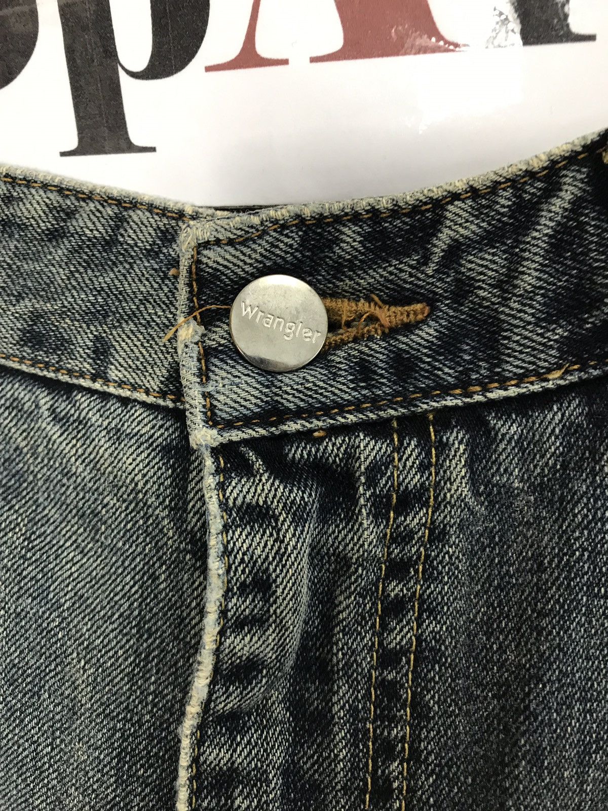 Japanese Brand × Wrangler Vintage Wrangler Distressed Denim Jeans Size US 30 / EU 46 - 6 Thumbnail