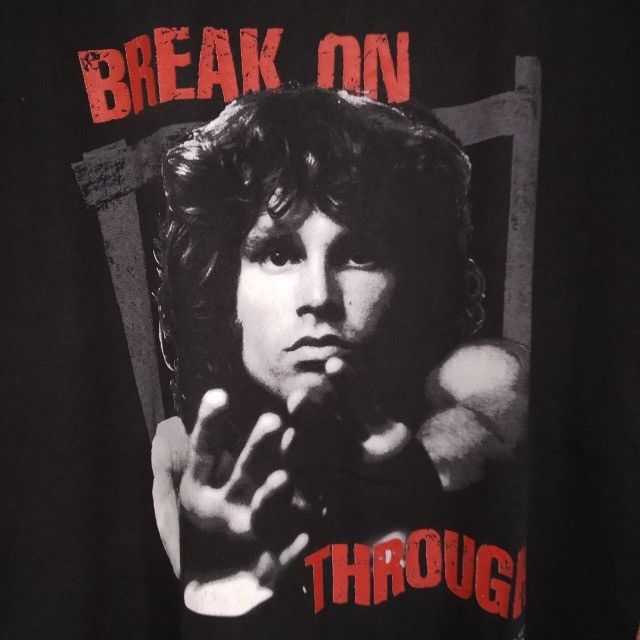 Band Tees Vintage Jim Morrison American Singer The Doors Tour T-shirt Size US XL / EU 56 / 4 - 3 Thumbnail