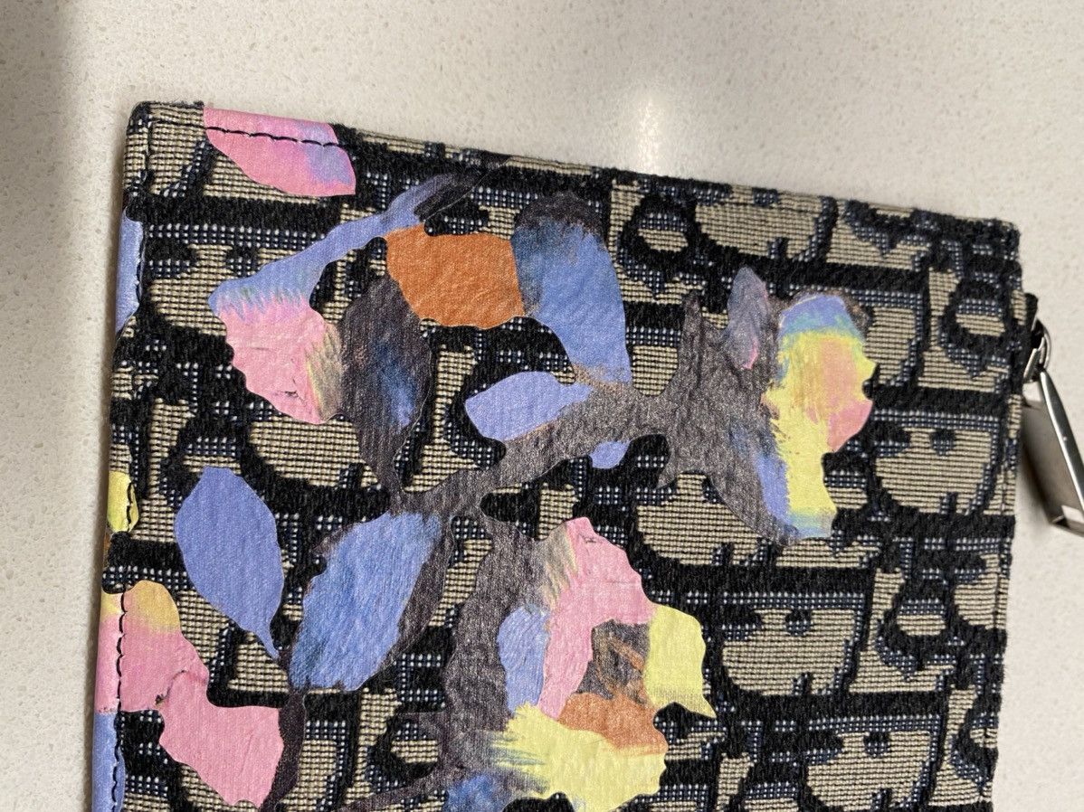 Dior Dior x Alex Foxton flower monogram zip clutch Size ONE SIZE - 7 Thumbnail
