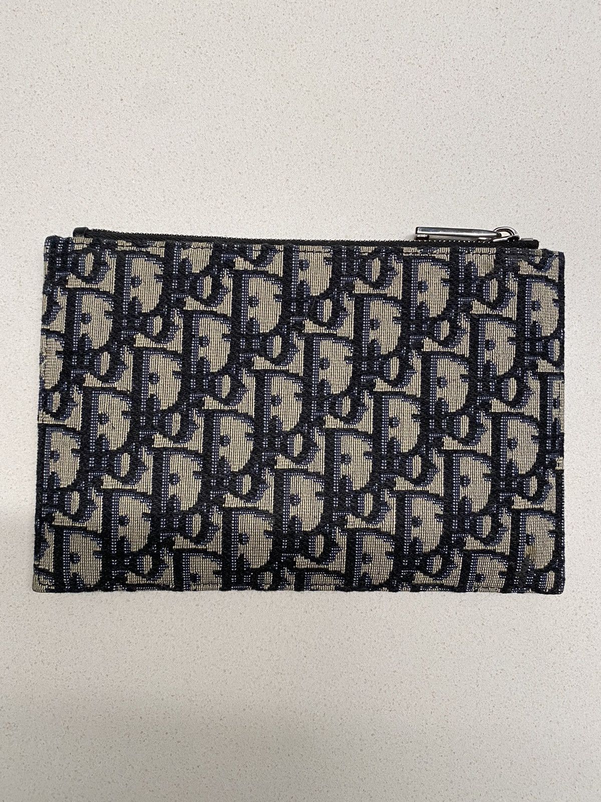 Dior Dior x Alex Foxton flower monogram zip clutch Size ONE SIZE - 2 Thumbnail