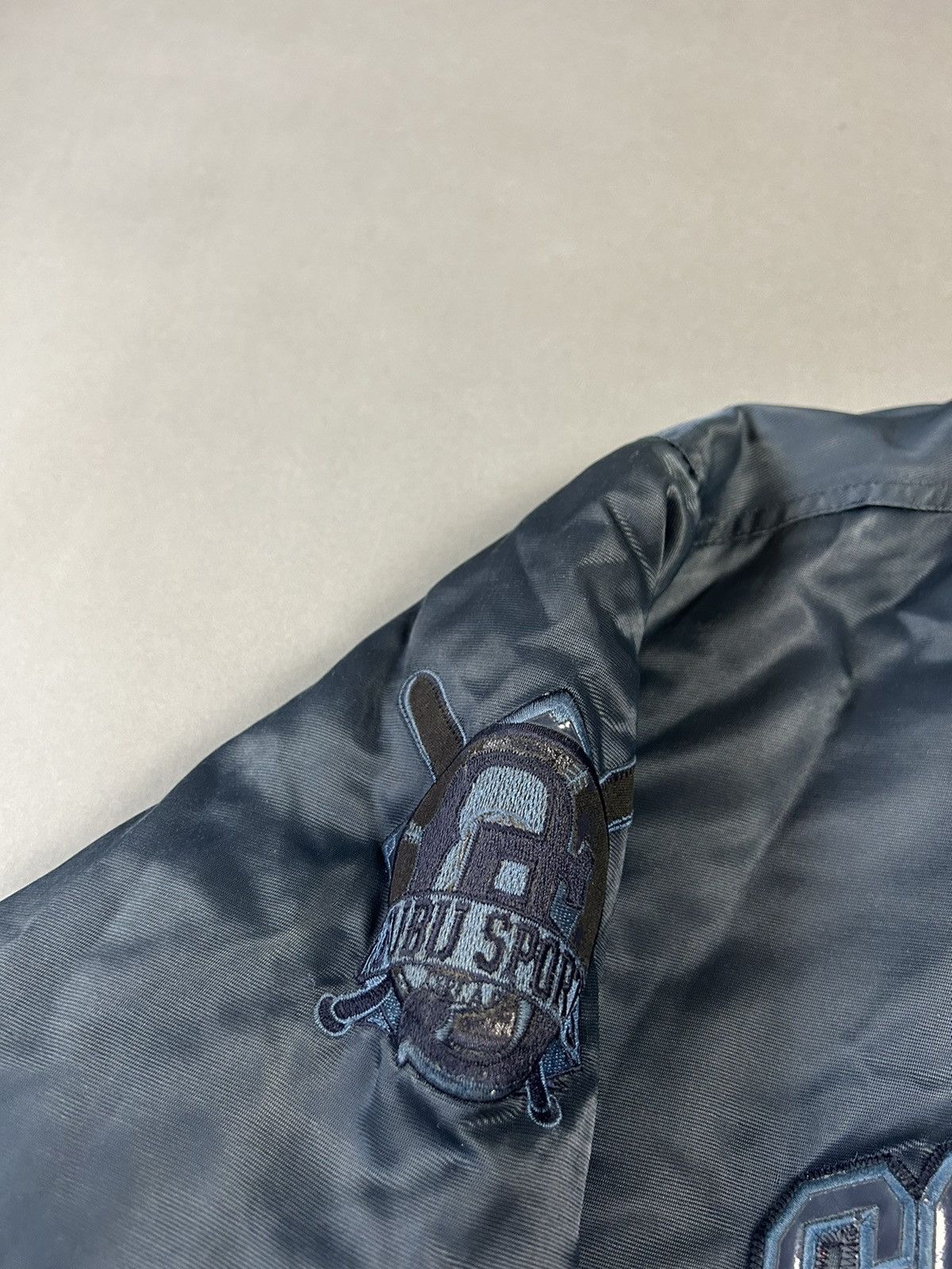 Fubu FuBu bomber jacket big logo vintage south side navy 05 Size US L / EU 52-54 / 3 - 5 Thumbnail