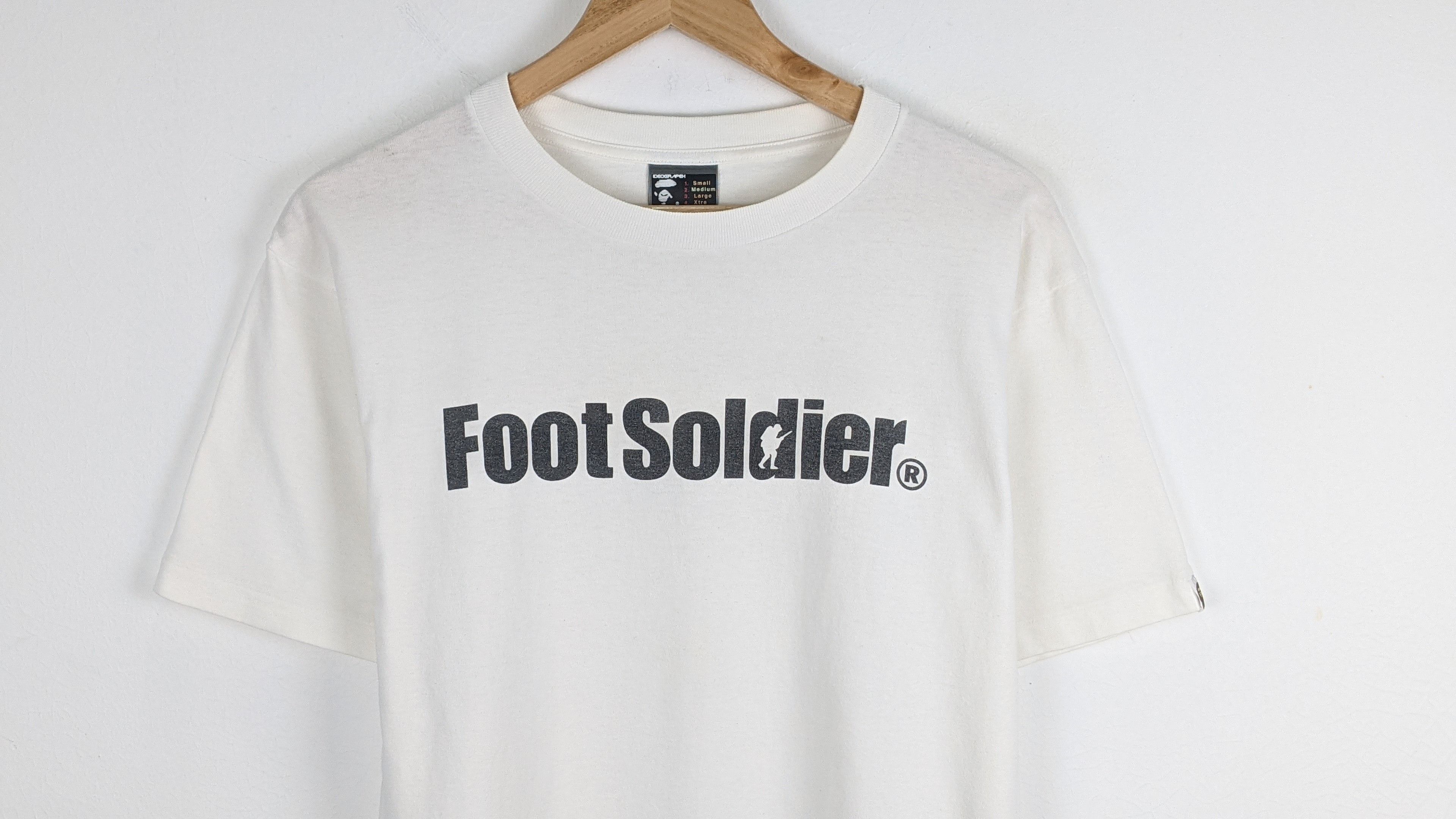 Bape A Bathing Ape BAPESTA Foot Soldier shirt Size US M / EU 48-50 / 2 - 3 Thumbnail