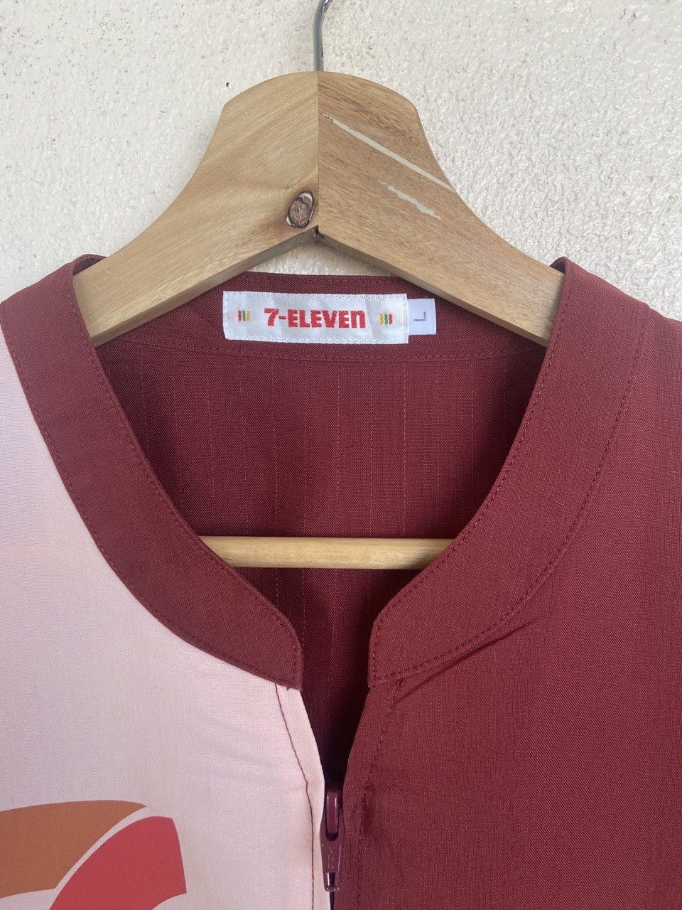 Japanese Brand VINTAGE 7 ELEVEN Uniform Wear Zipper Jacket Size US L / EU 52-54 / 3 - 3 Thumbnail