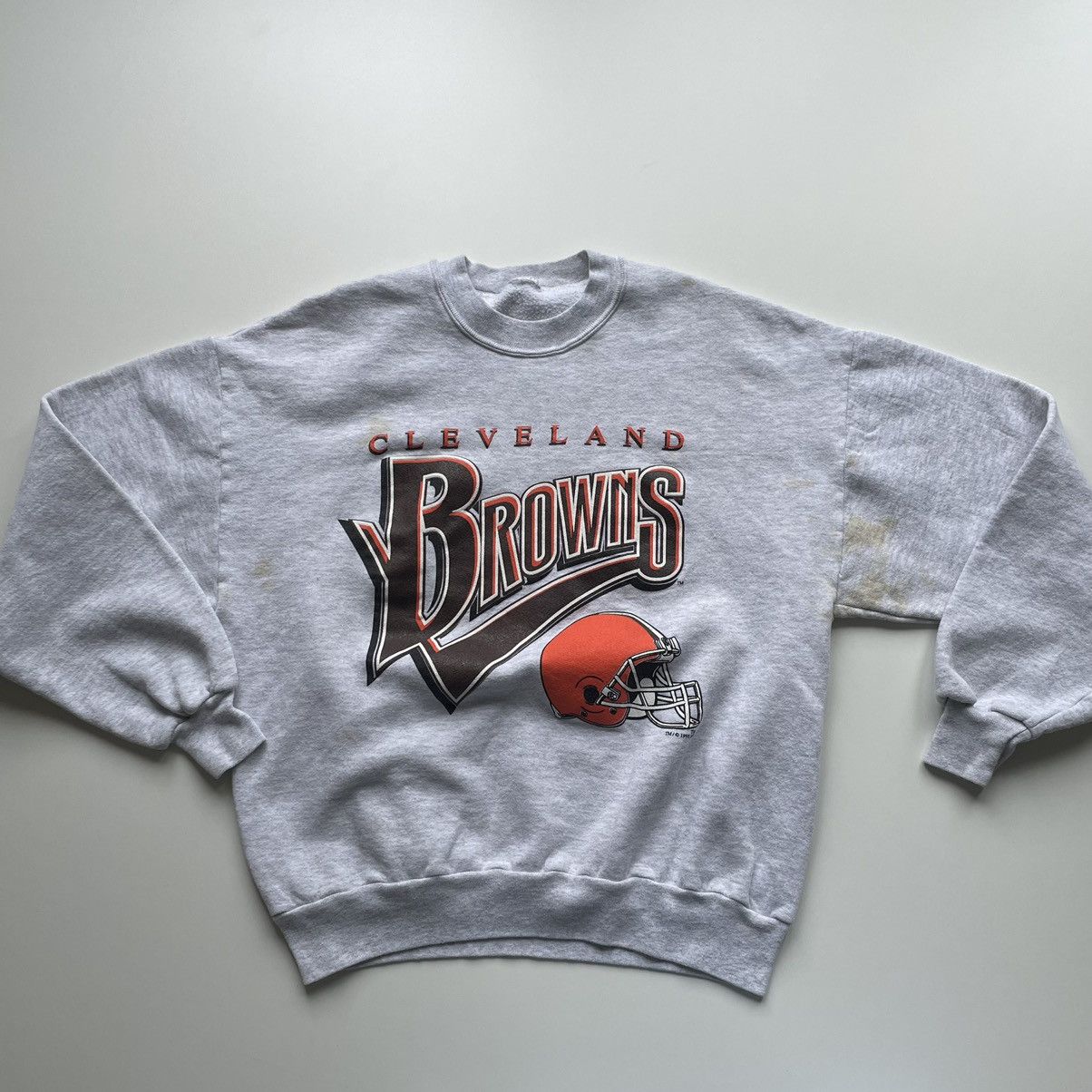 NFL Vintage 90s Cleveland Browns NFL Football Graphic Crewneck Size US M / EU 48-50 / 2 - 1 Thumbnail