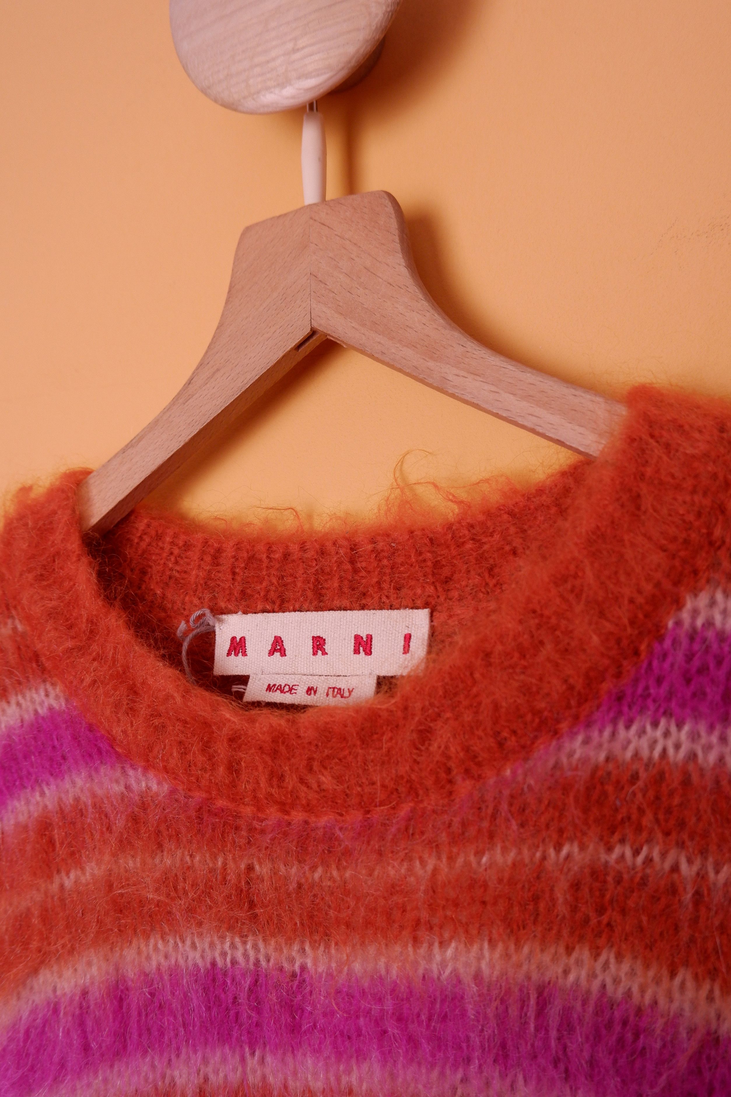 Marni AW21 Marni Mohair Fuzzy Sweater Size US L / EU 52-54 / 3 - 2 Thumbnail