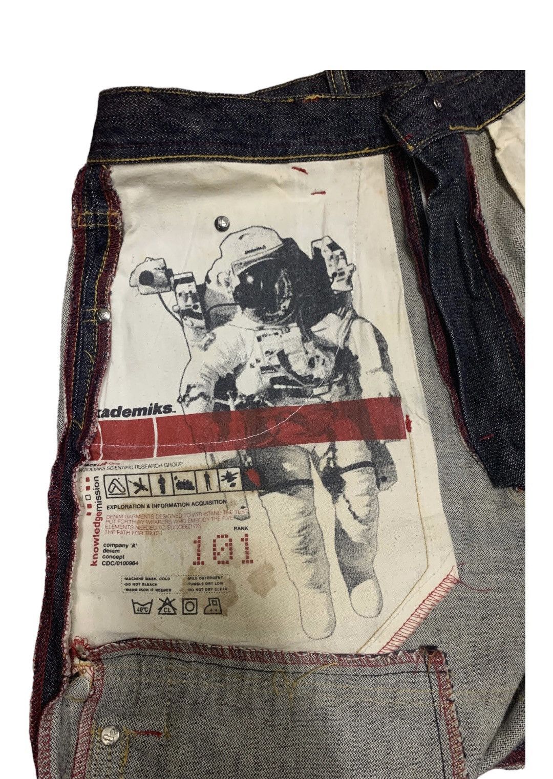 Akademiks × JNCO 🔥AKADEMIKS JEANS DENIM Size US 34 / EU 50 - 6 Thumbnail