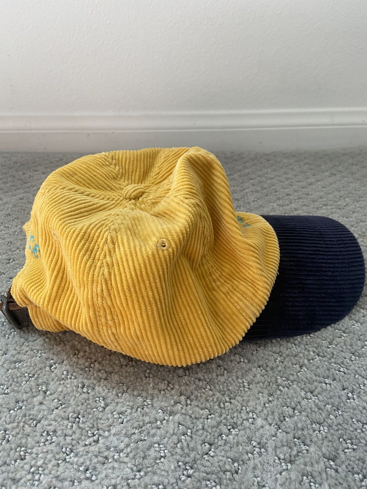 Palace Palace Polo Ralph Lauren Corduroy Classic Polo Yellow Cap Size ONE SIZE - 4 Thumbnail