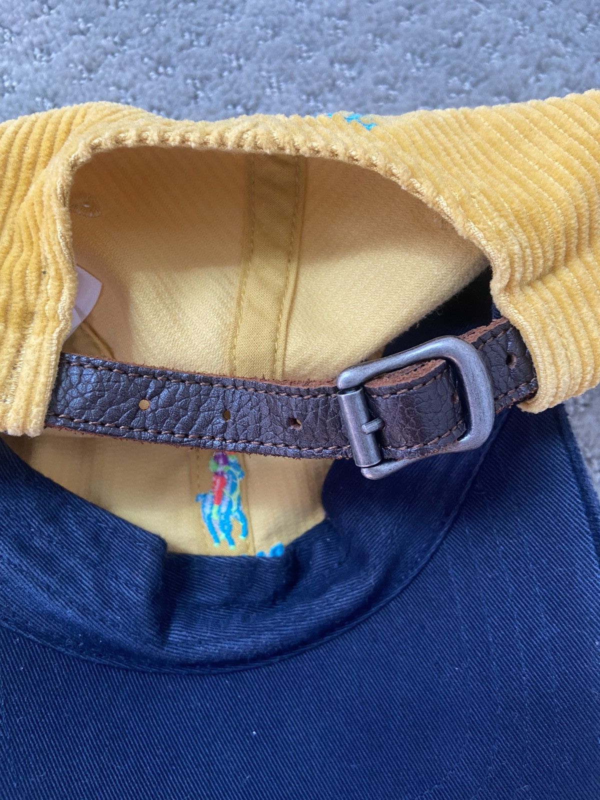 Palace Palace Polo Ralph Lauren Corduroy Classic Polo Yellow Cap Size ONE SIZE - 7 Thumbnail