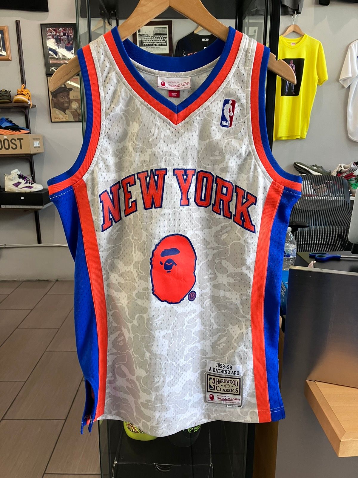 Bape Bape x Mitchell & Ness New York Knicks Jersey