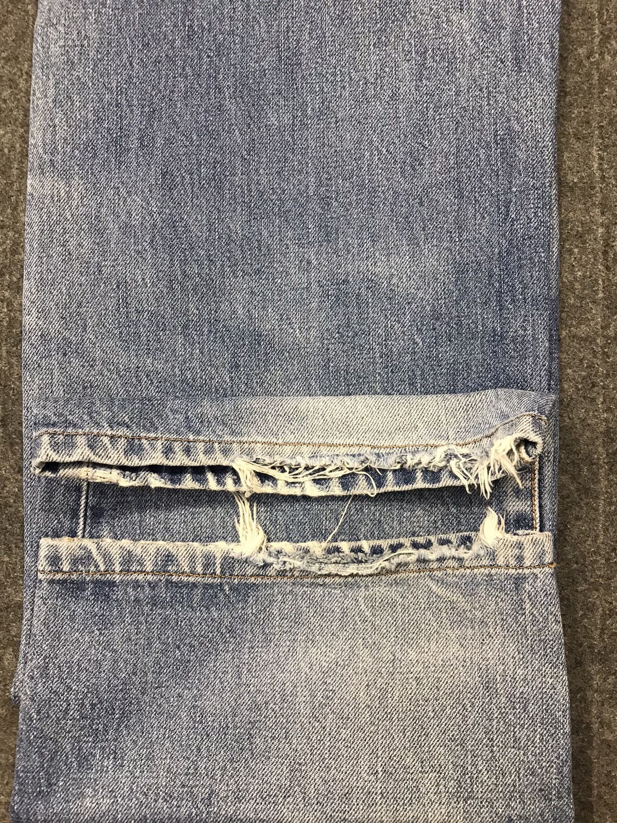 Edwin Vintage Edwin 505X Selvedge Distressed Jeans Size US 29 - 23 Thumbnail