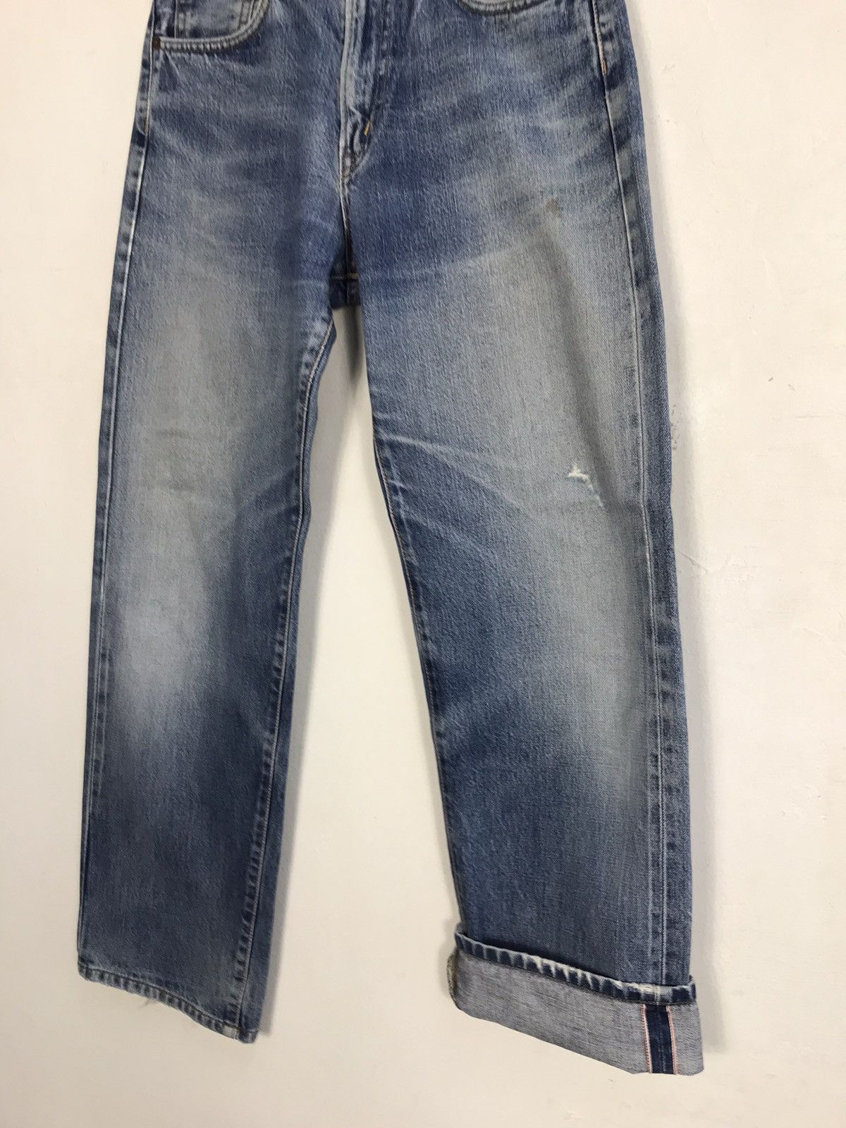 Edwin Vintage Edwin 505X Selvedge Distressed Jeans Size US 29 - 5 Thumbnail