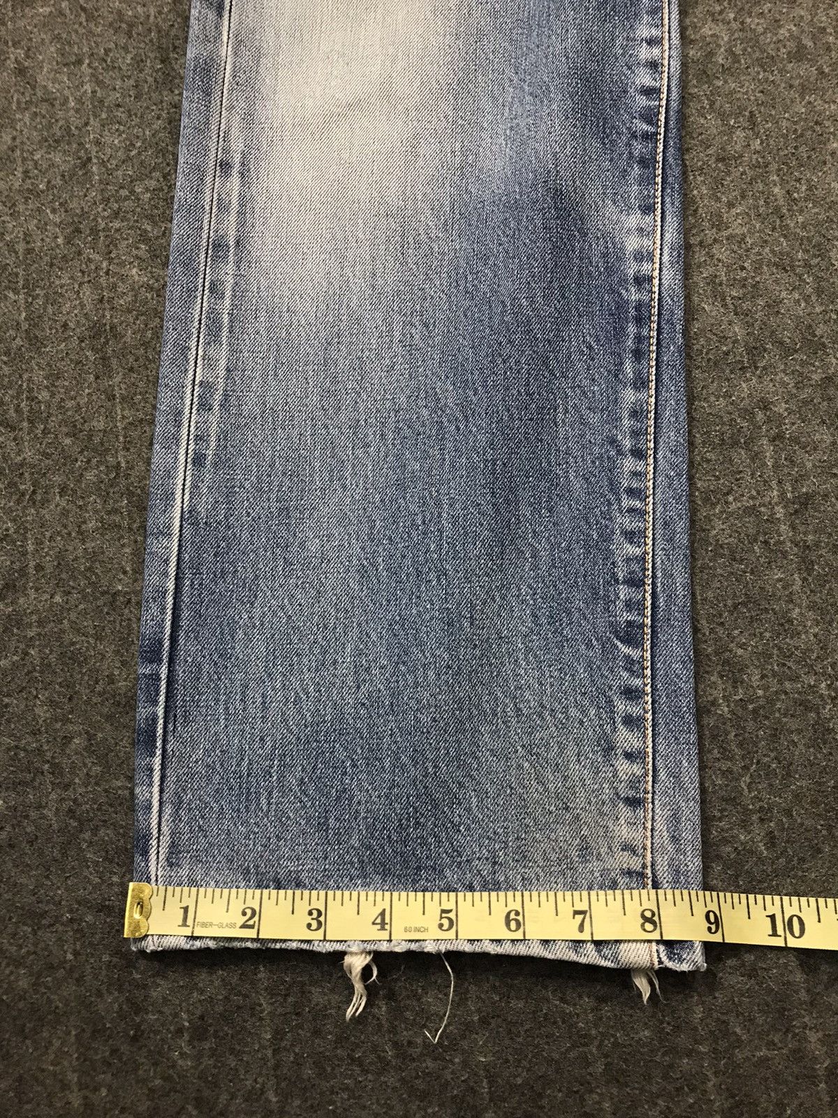 Edwin Vintage Edwin 505X Selvedge Distressed Jeans Size US 29 - 22 Thumbnail