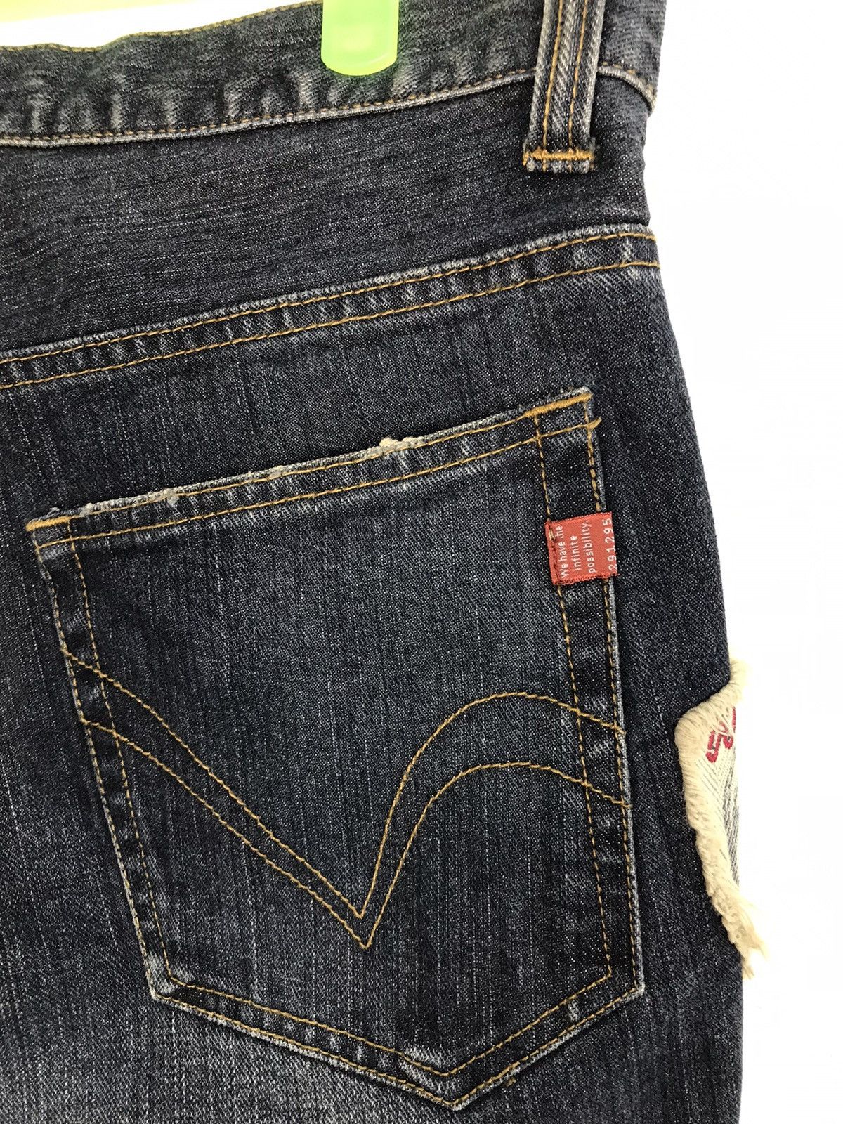 Japanese Brand × Vintage Vintage Homme Distressed Patcwork Design Jeans Size US 31 - 11 Thumbnail