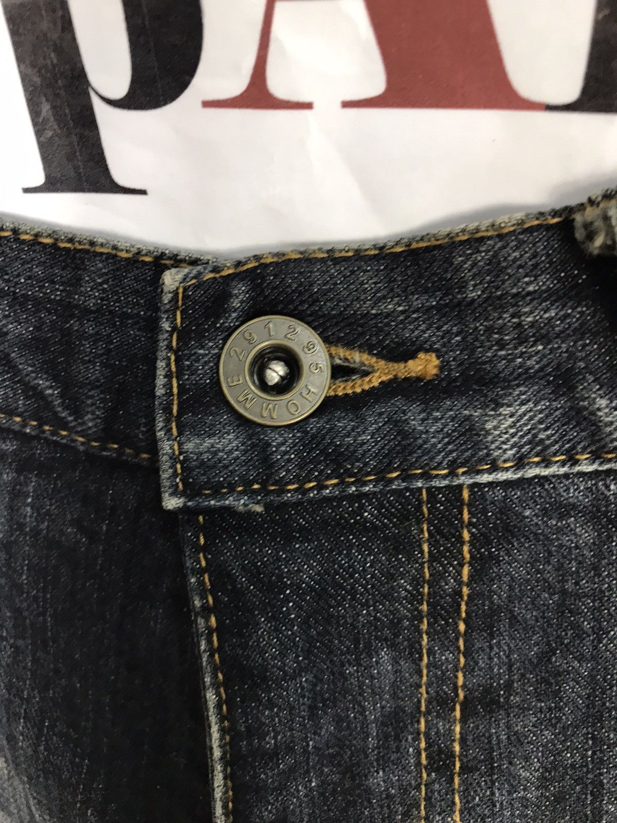 Japanese Brand × Vintage Vintage Homme Distressed Patcwork Design Jeans Size US 31 - 7 Thumbnail
