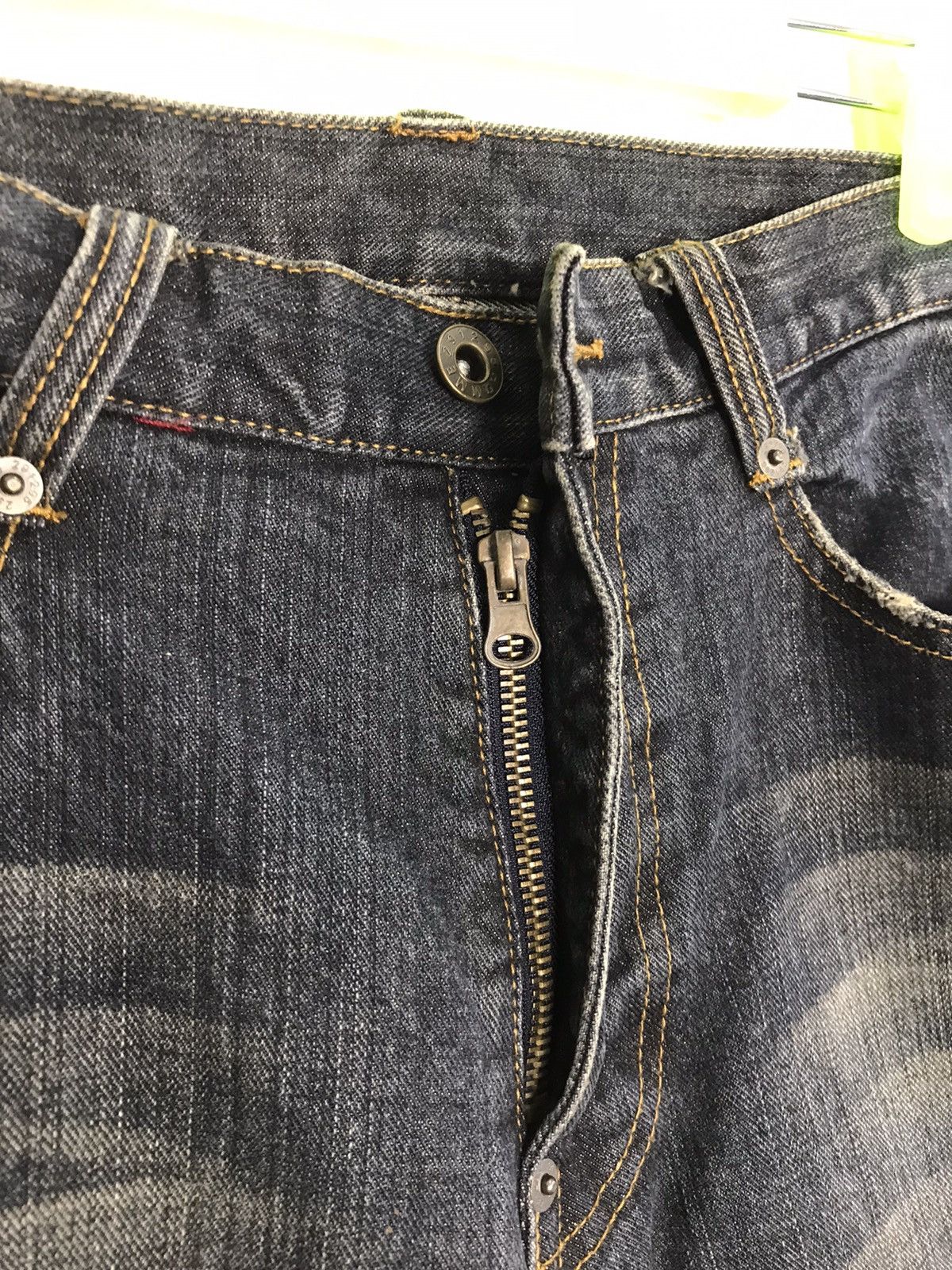 Japanese Brand × Vintage Vintage Homme Distressed Patcwork Design Jeans Size US 31 - 9 Thumbnail