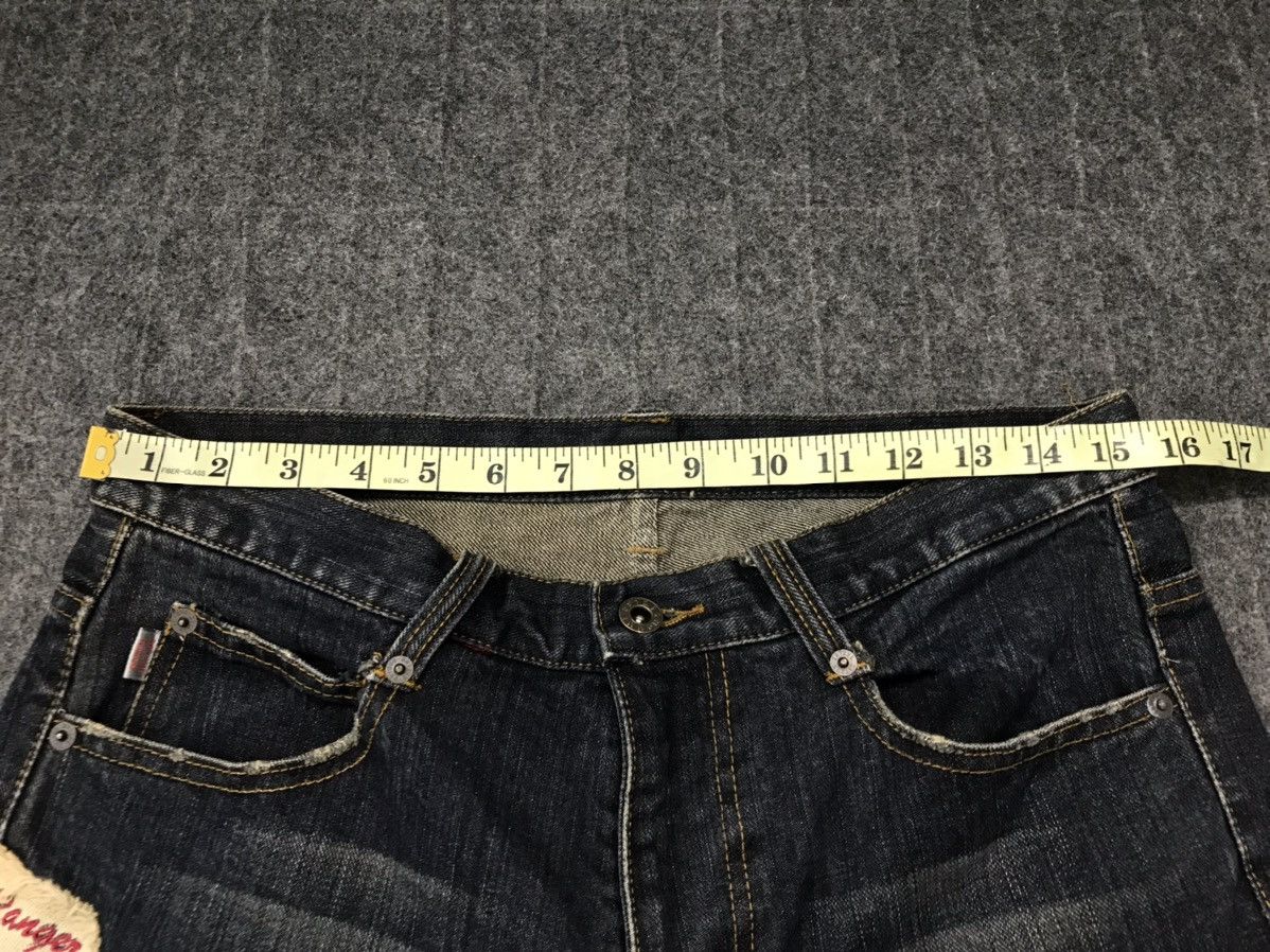 Japanese Brand × Vintage Vintage Homme Distressed Patcwork Design Jeans Size US 31 - 17 Thumbnail