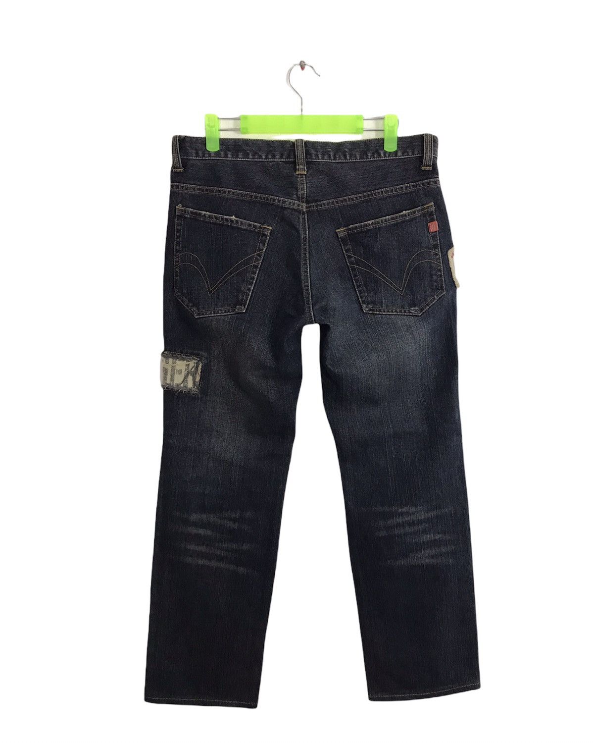 Japanese Brand × Vintage Vintage Homme Distressed Patcwork Design Jeans Size US 31 - 2 Thumbnail