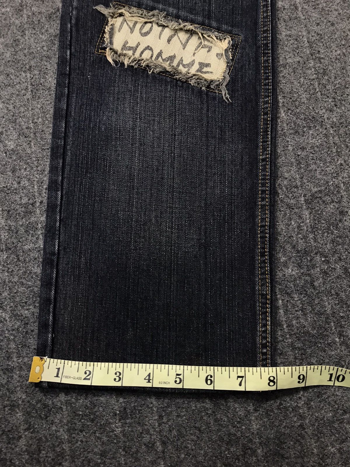Japanese Brand × Vintage Vintage Homme Distressed Patcwork Design Jeans Size US 31 - 23 Thumbnail