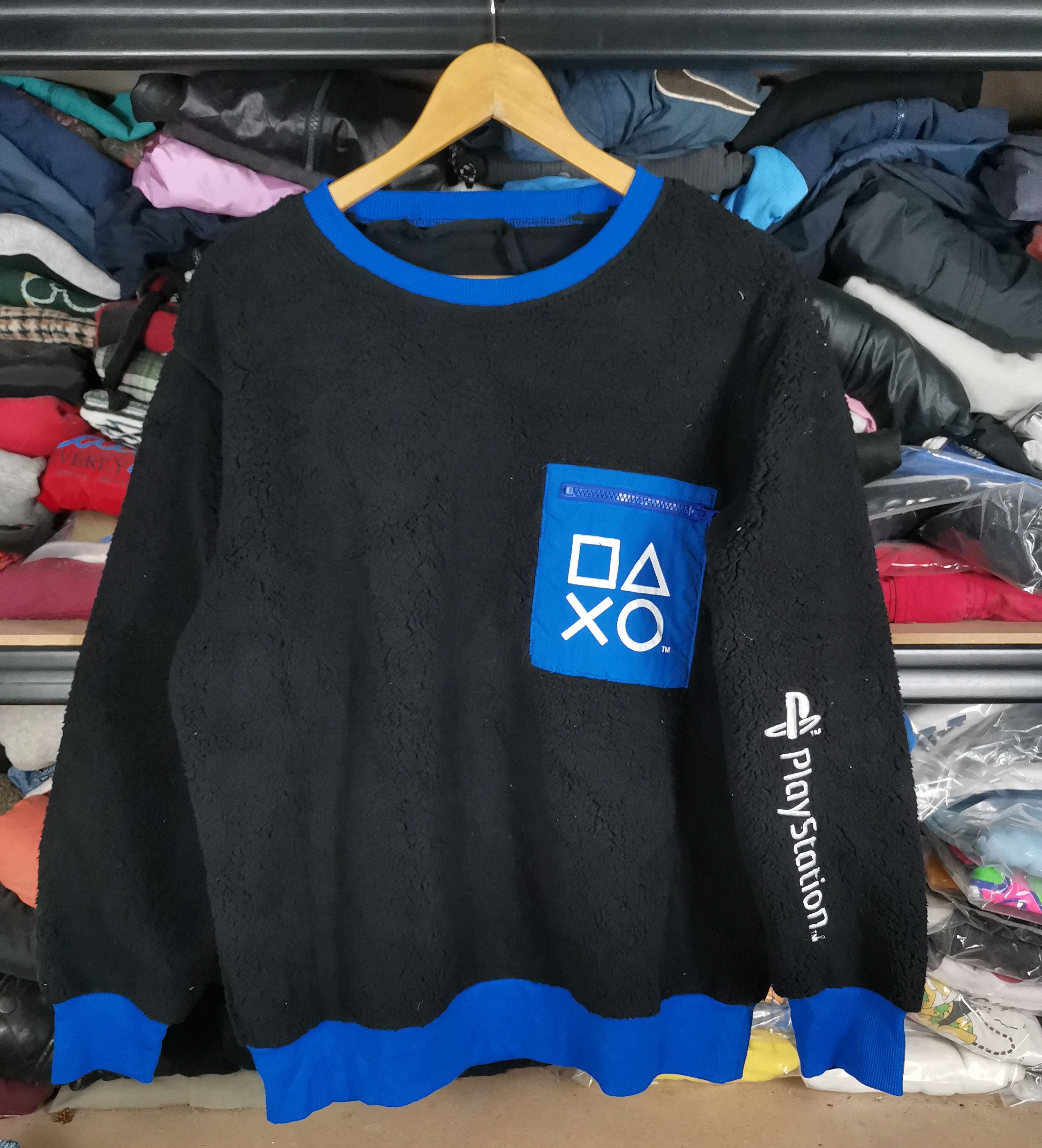 Playstation Vintage PlayStation Sherpa Sweatshirt Size US L / EU 52-54 / 3 - 1 Thumbnail