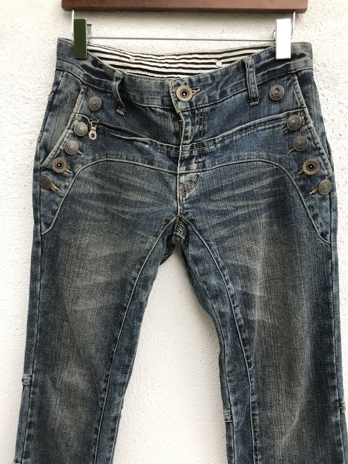 Hysteric Glamour × PPFM Japanese Brand Destructproduct PPFM Jeans Size US 29 - 4 Thumbnail