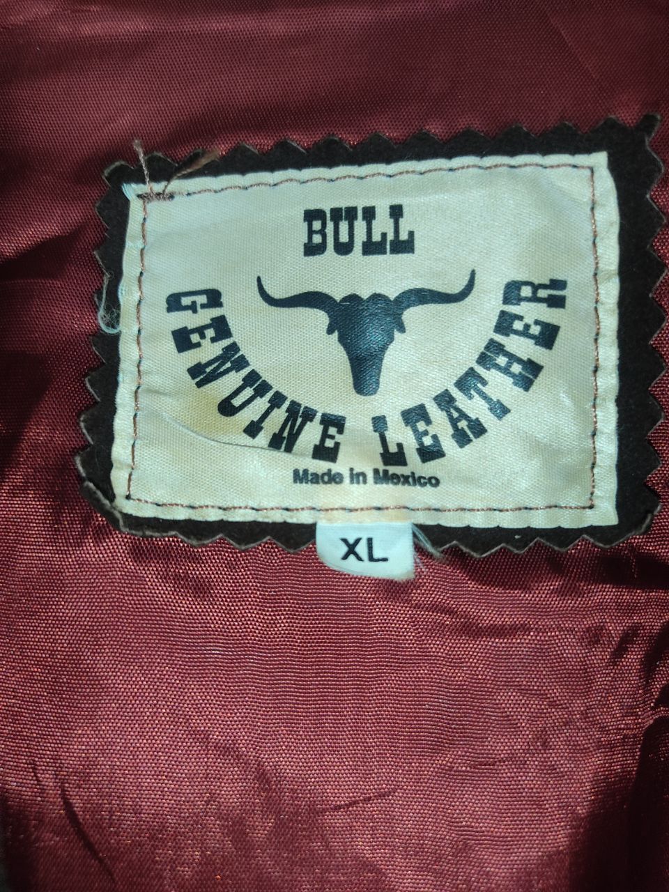 Genuine Leather × Vintage Vintage Natives Motives Bull Genuine Leather Vest Size US XL / EU 56 / 4 - 6 Thumbnail