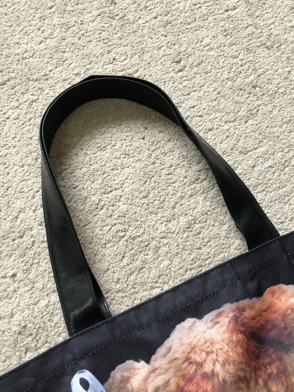 Japanese Brand 2000s Milk Boy Never Say Never Bear Tote Bag Size ONE SIZE - 5 Thumbnail