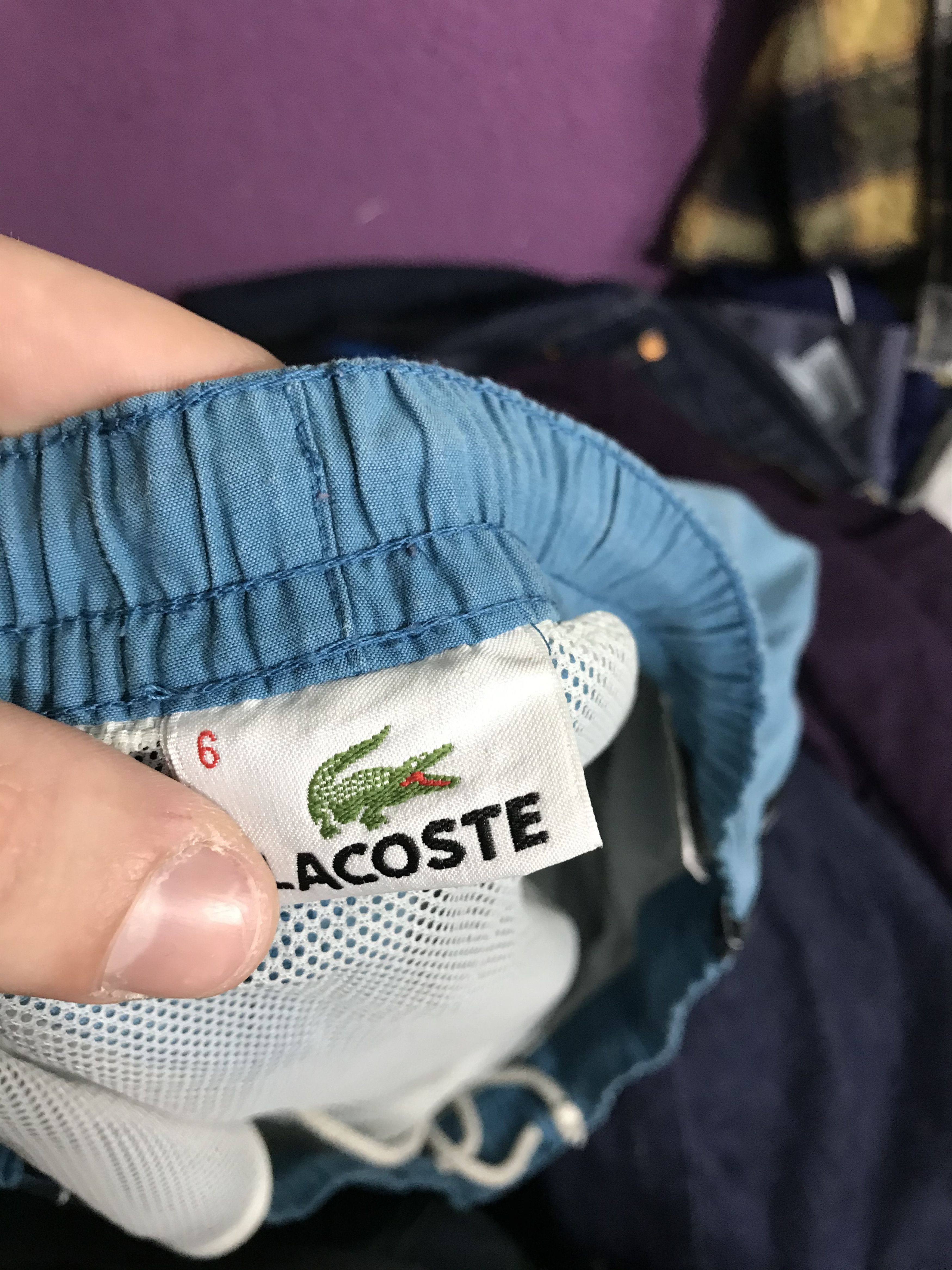 Lacoste Lacoste Mens Nylon Shorts Y2K Size US 34 / EU 50 - 4 Thumbnail