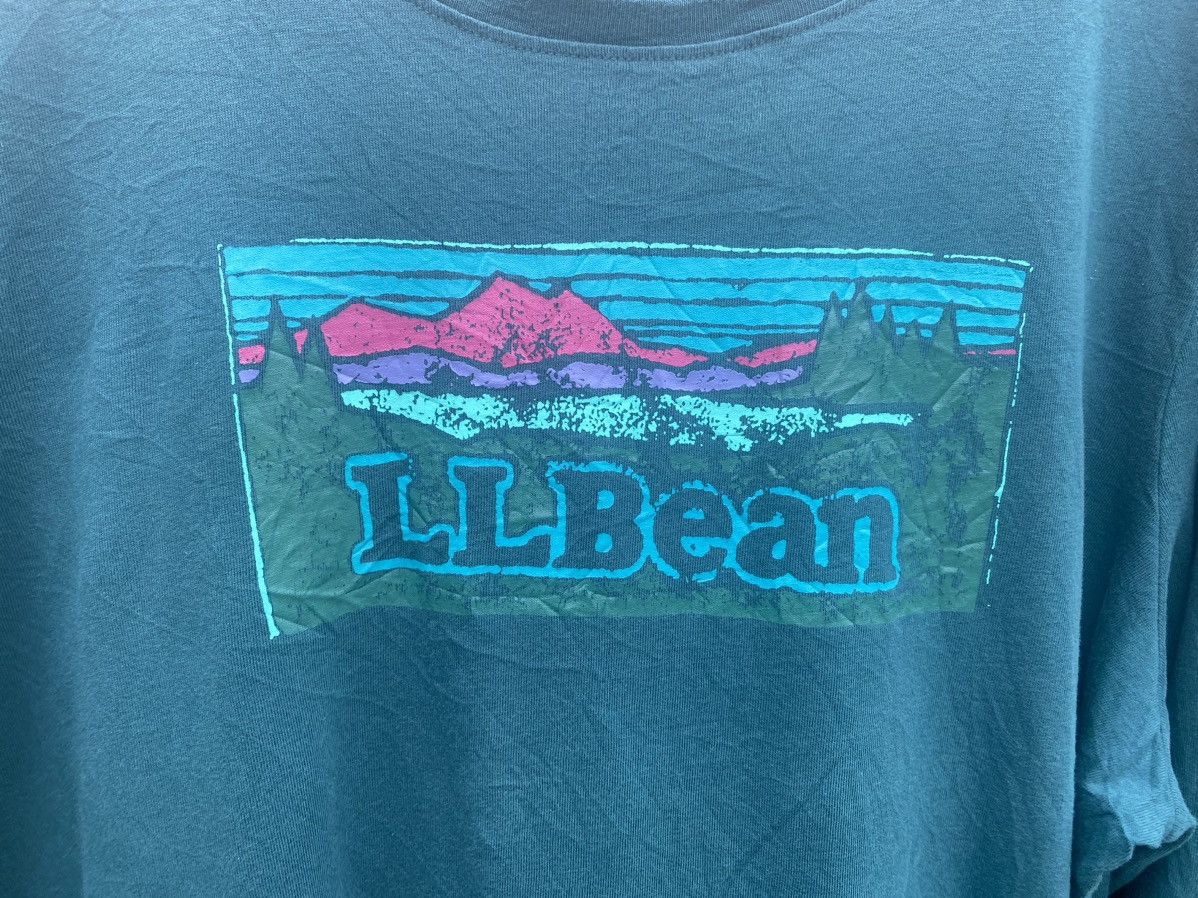L.L. Bean ⚡️Rare⚡️ L.L Bean Big Logo Long Sleeve Tee Size XL / US 12-14 / IT 48-50 - 7 Thumbnail