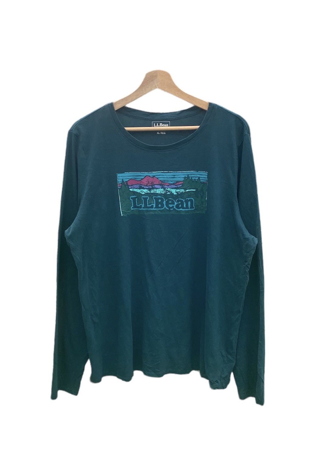 ⚡️Rare⚡️ Bean Big Logo Long Sleeve Tee