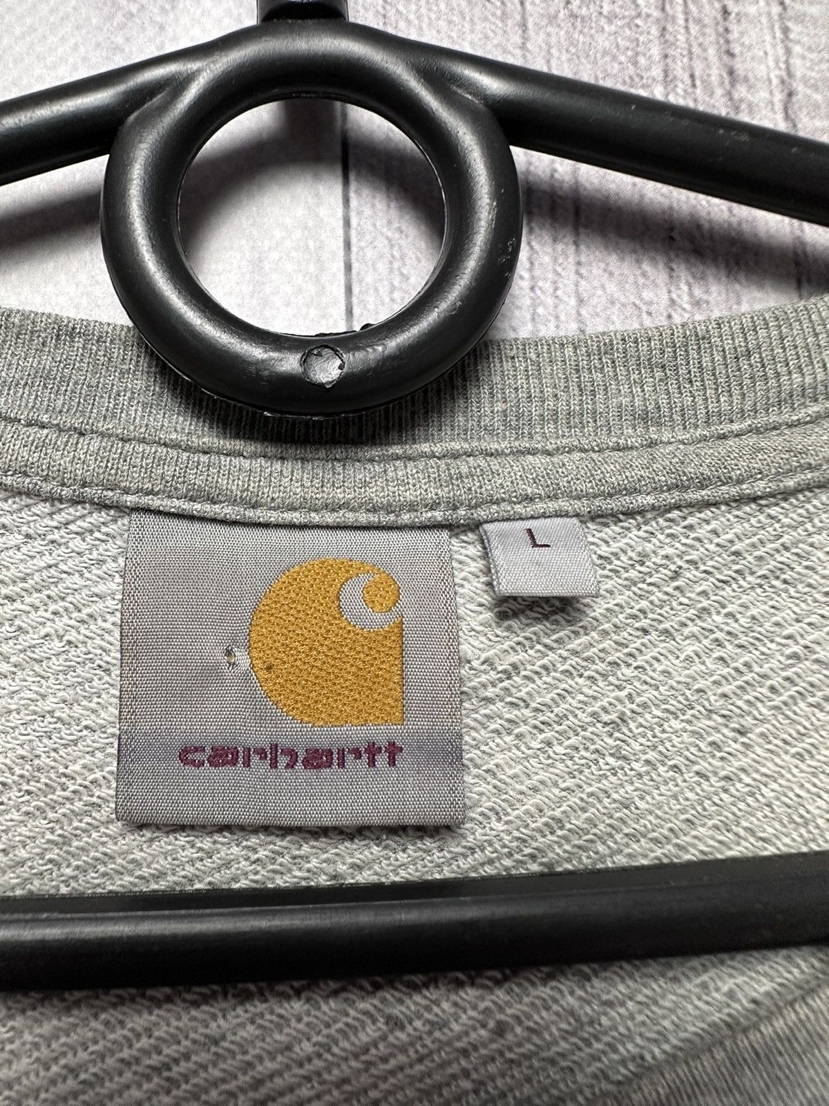 Carhartt × Vintage Vintage Carhartt Wip big logo striped tee rare size L Size US L / EU 52-54 / 3 - 6 Thumbnail
