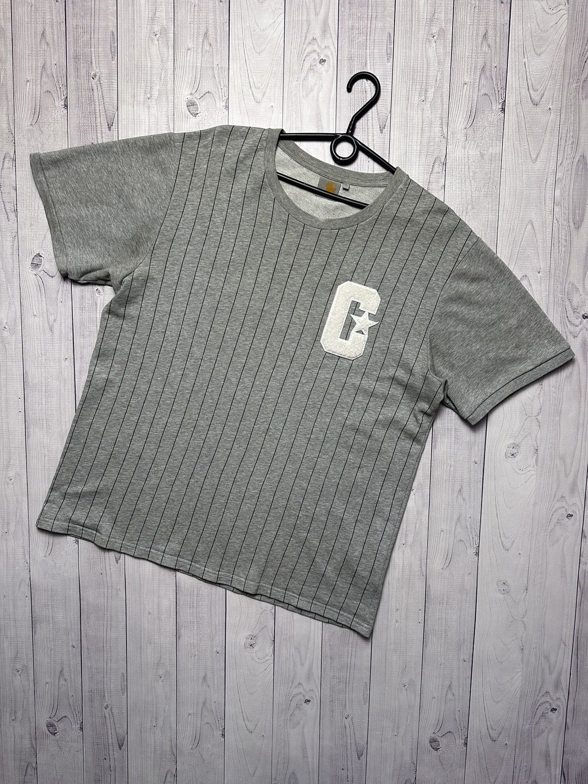 Carhartt × Vintage Vintage Carhartt Wip big logo striped tee rare size L Size US L / EU 52-54 / 3 - 1 Thumbnail