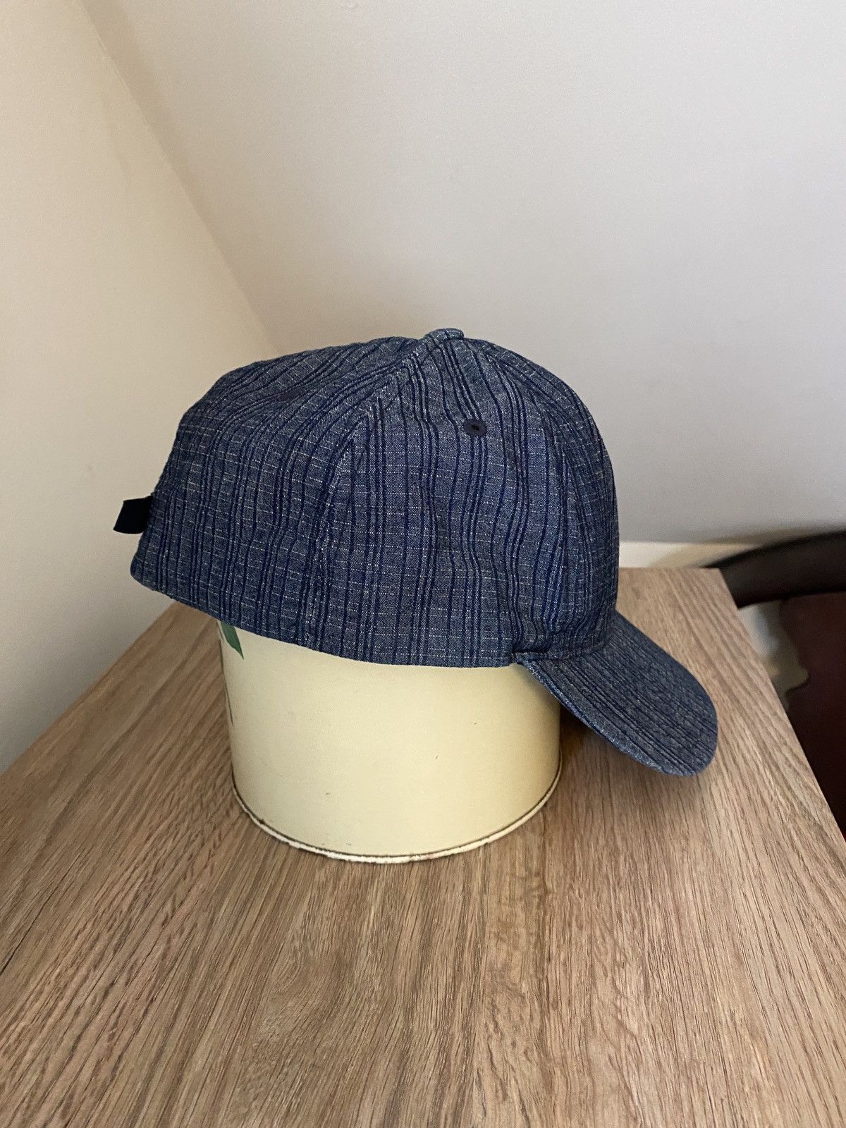 Kangol Vintage 90’s Kangol Denim Check Fitted Hat Cap 7 3/4 + Size ONE SIZE - 8 Thumbnail