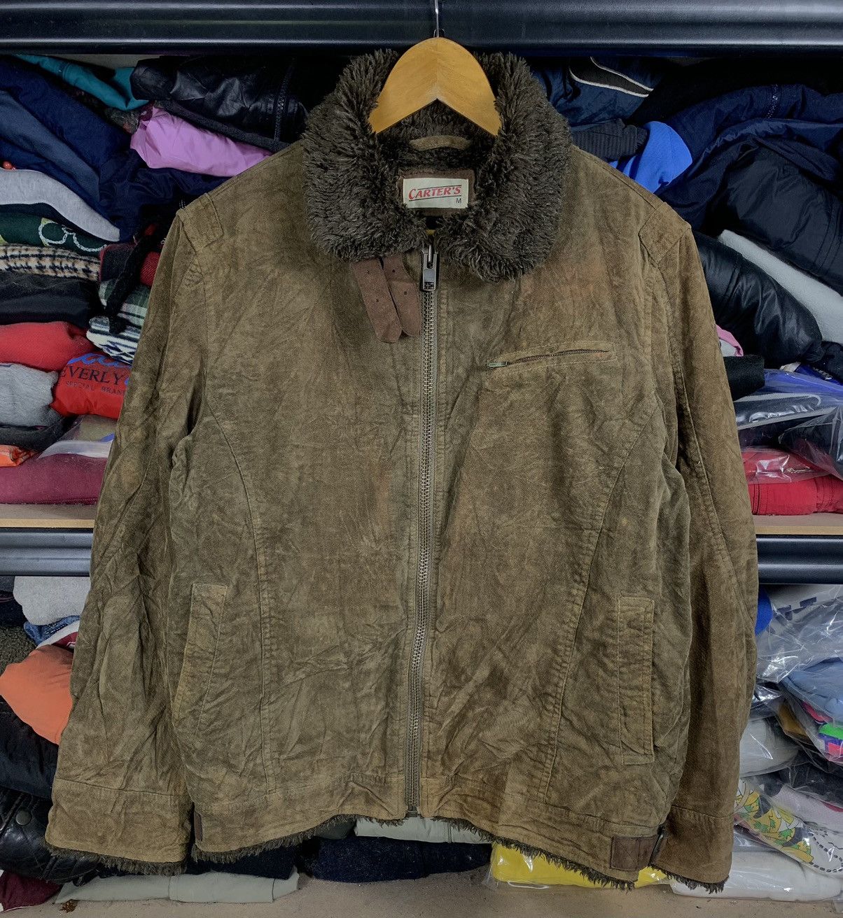 Vintage Vintage Carter’s Faux Fur B3 Shearling Jacket Size US M / EU 48-50 / 2 - 2 Thumbnail